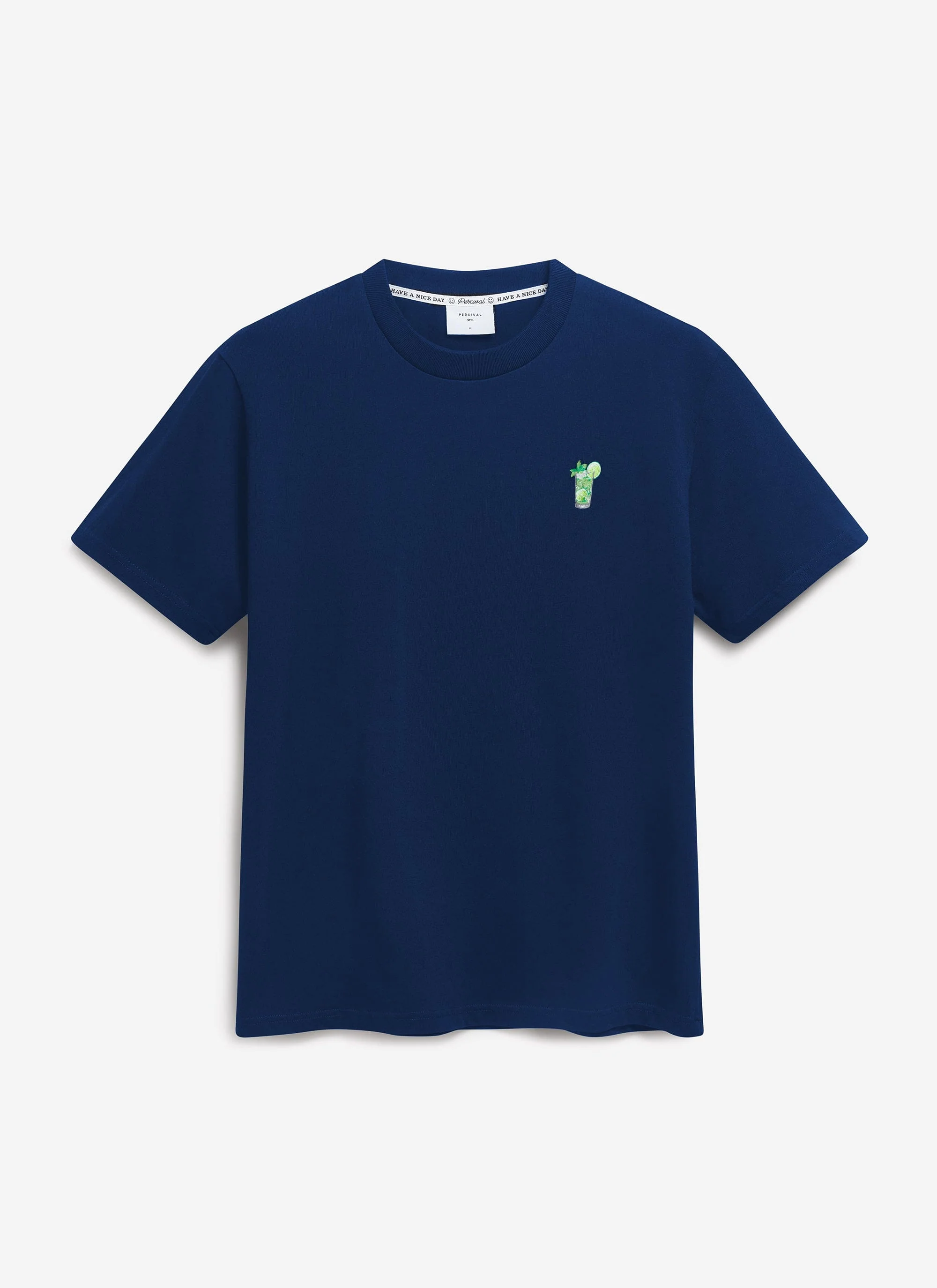 Mojito T Shirt | Embroidered Organic Cotton | Navy - Image 3