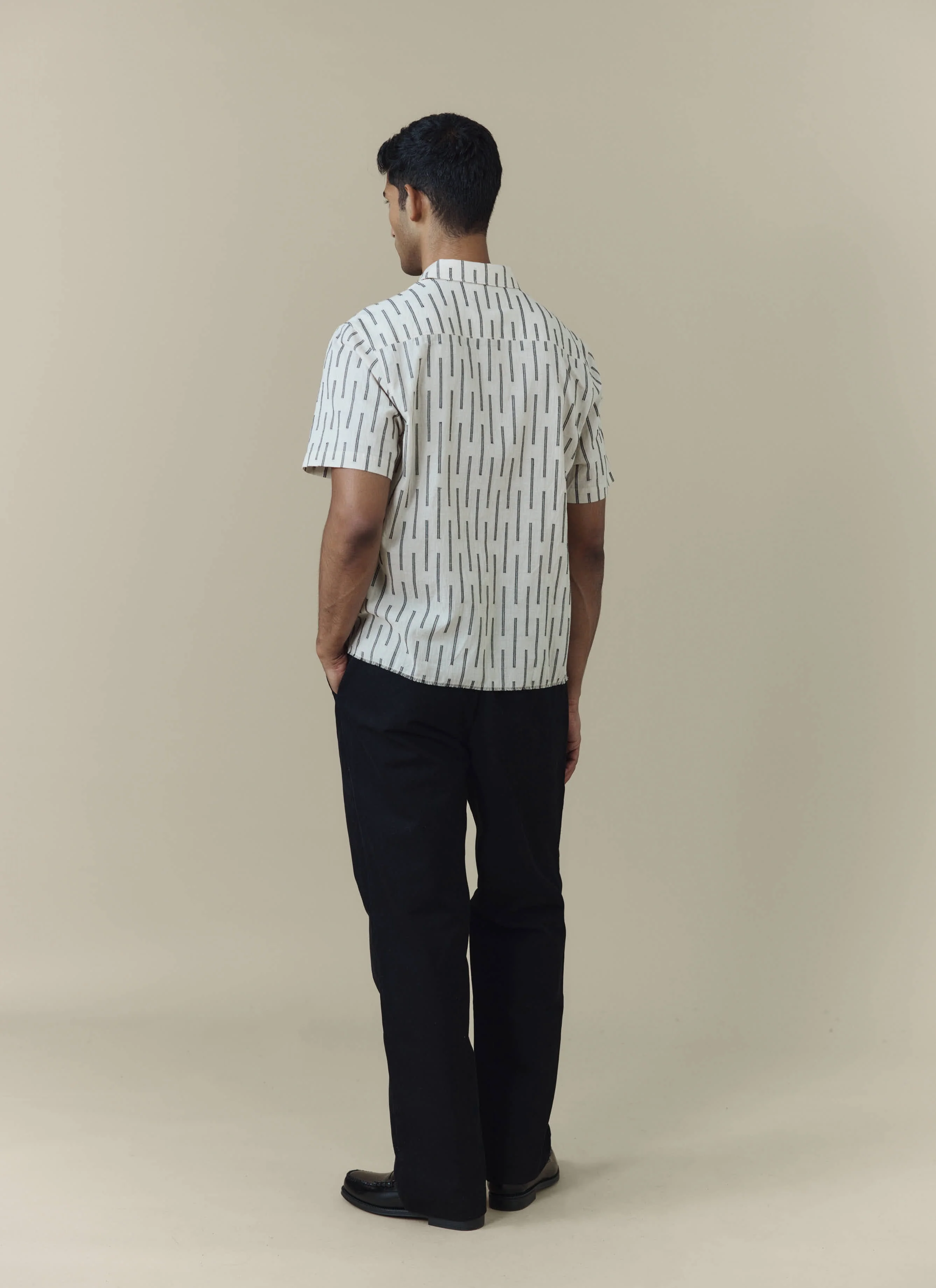 Nancy Boxy Shirt | Cotton | Cream - Image 3