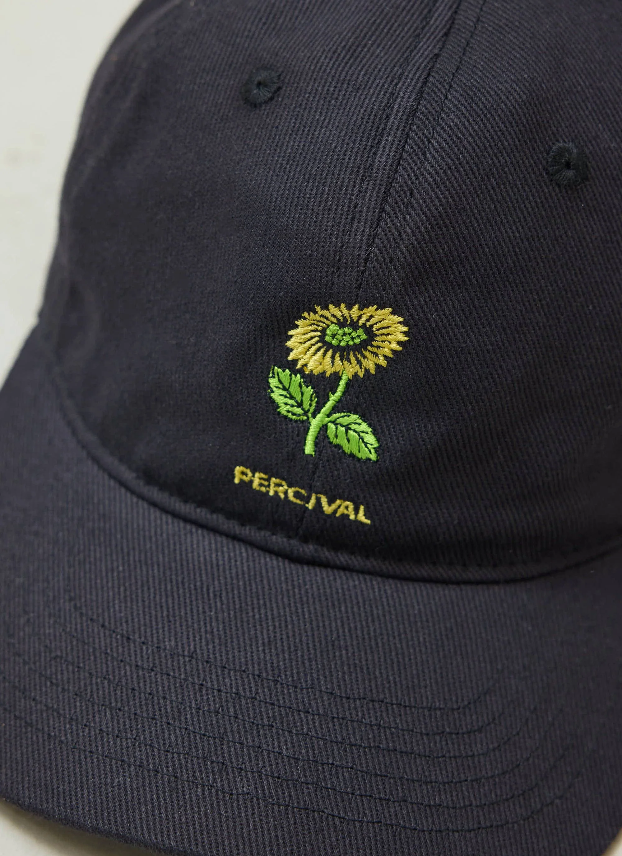 Nature Reserve Embroidered Cap | Cotton | Black - Image 3