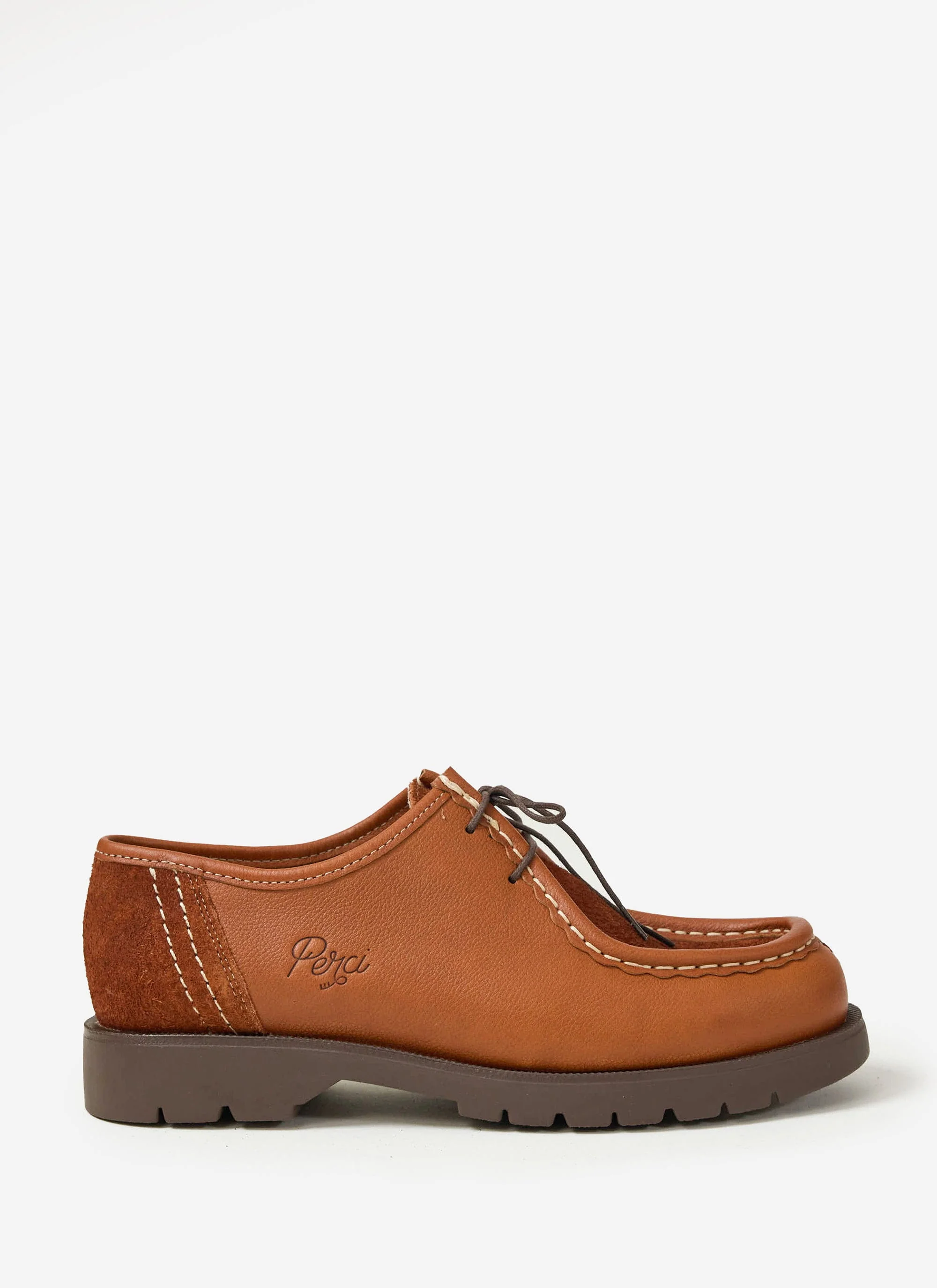 Kleman x Percival | Padror Patchwork Shoe | Cognac - Image 4