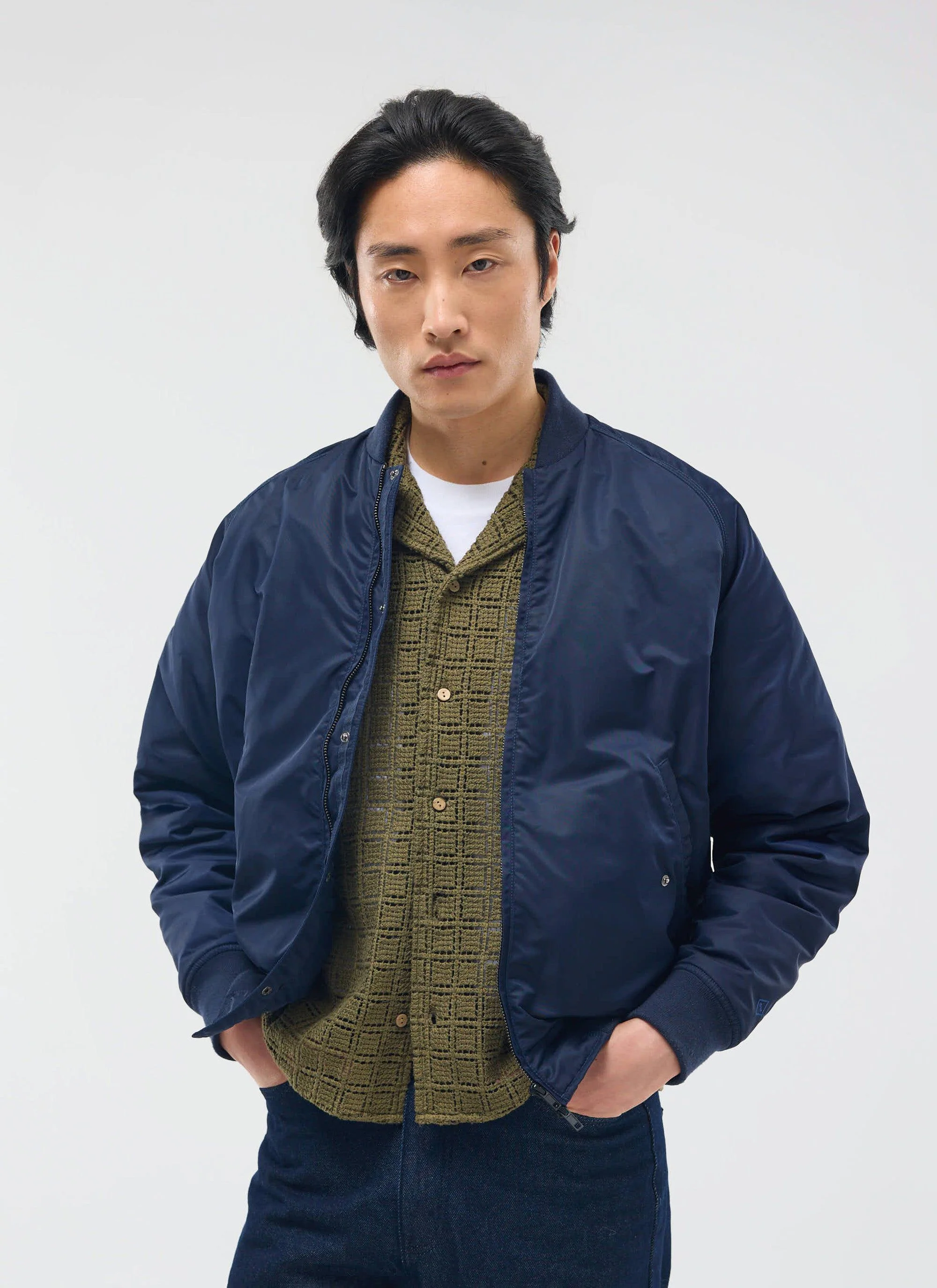 Palermo Crochet Cuban Shirt | Cotton | Olive Green - Image 5