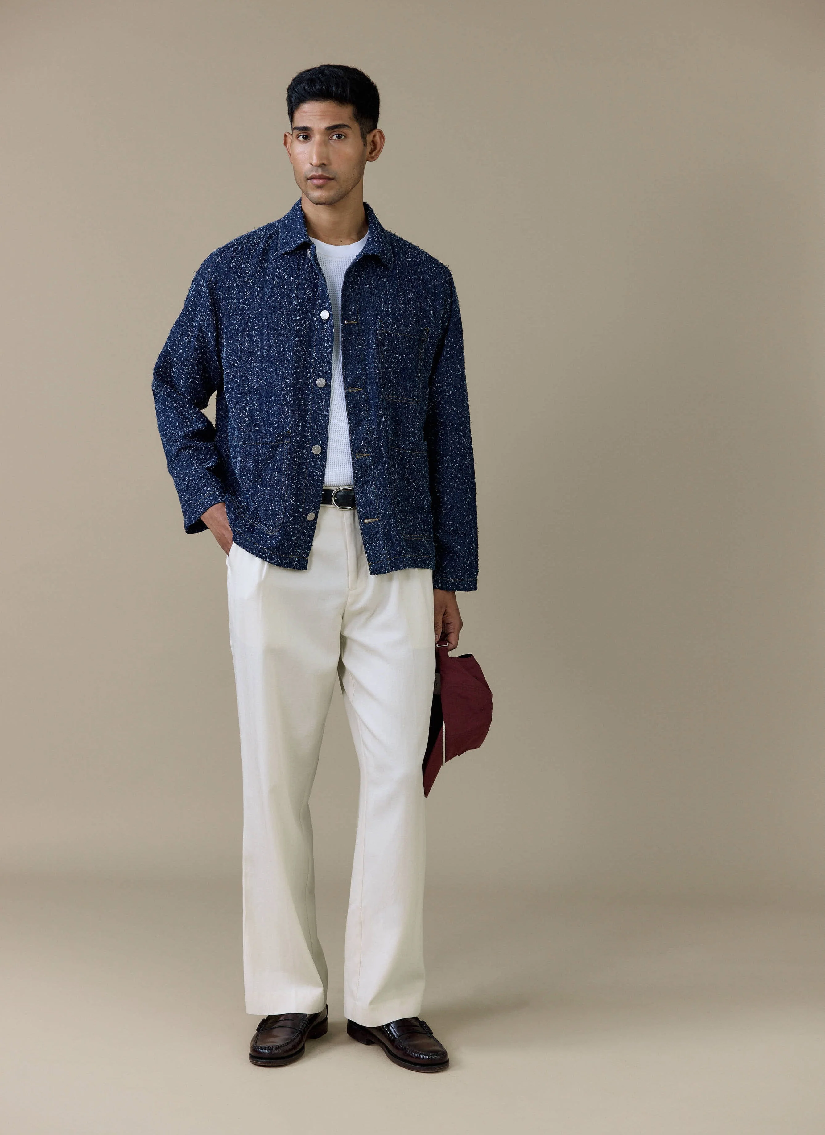 Parsons Chore Jacket | Cotton | Navy - Image 2