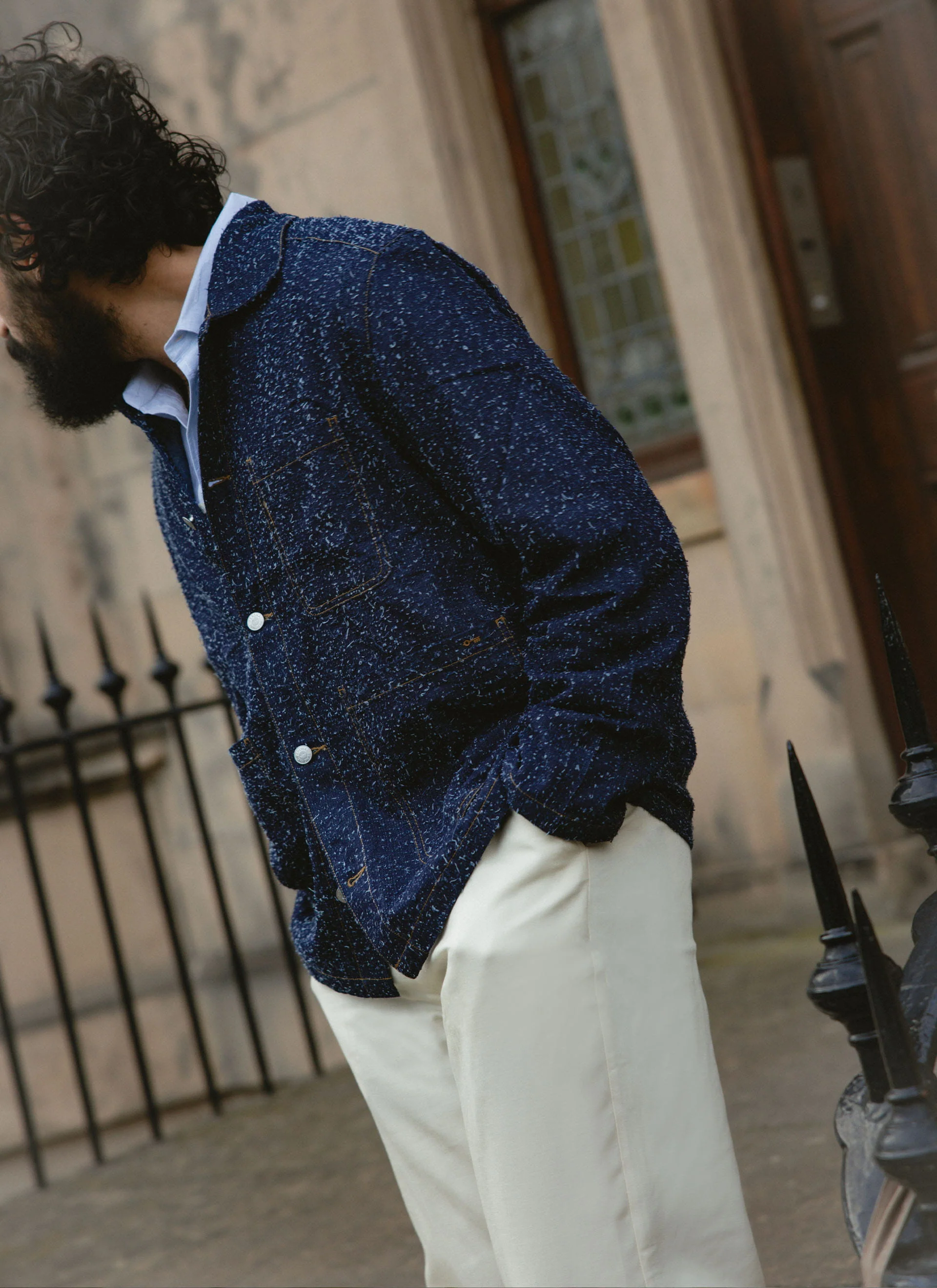 Parsons Chore Jacket | Cotton | Navy - Image 9