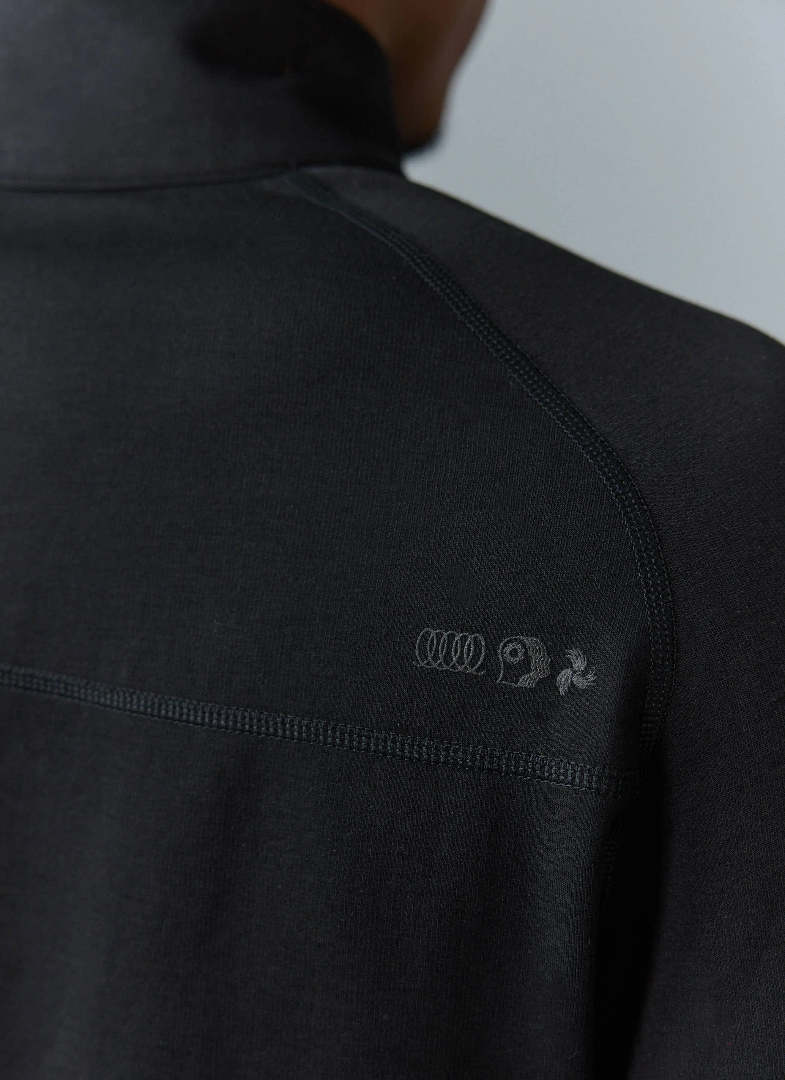 PCVL Base Layer Quarter Zip Jacket | Black - Image 3