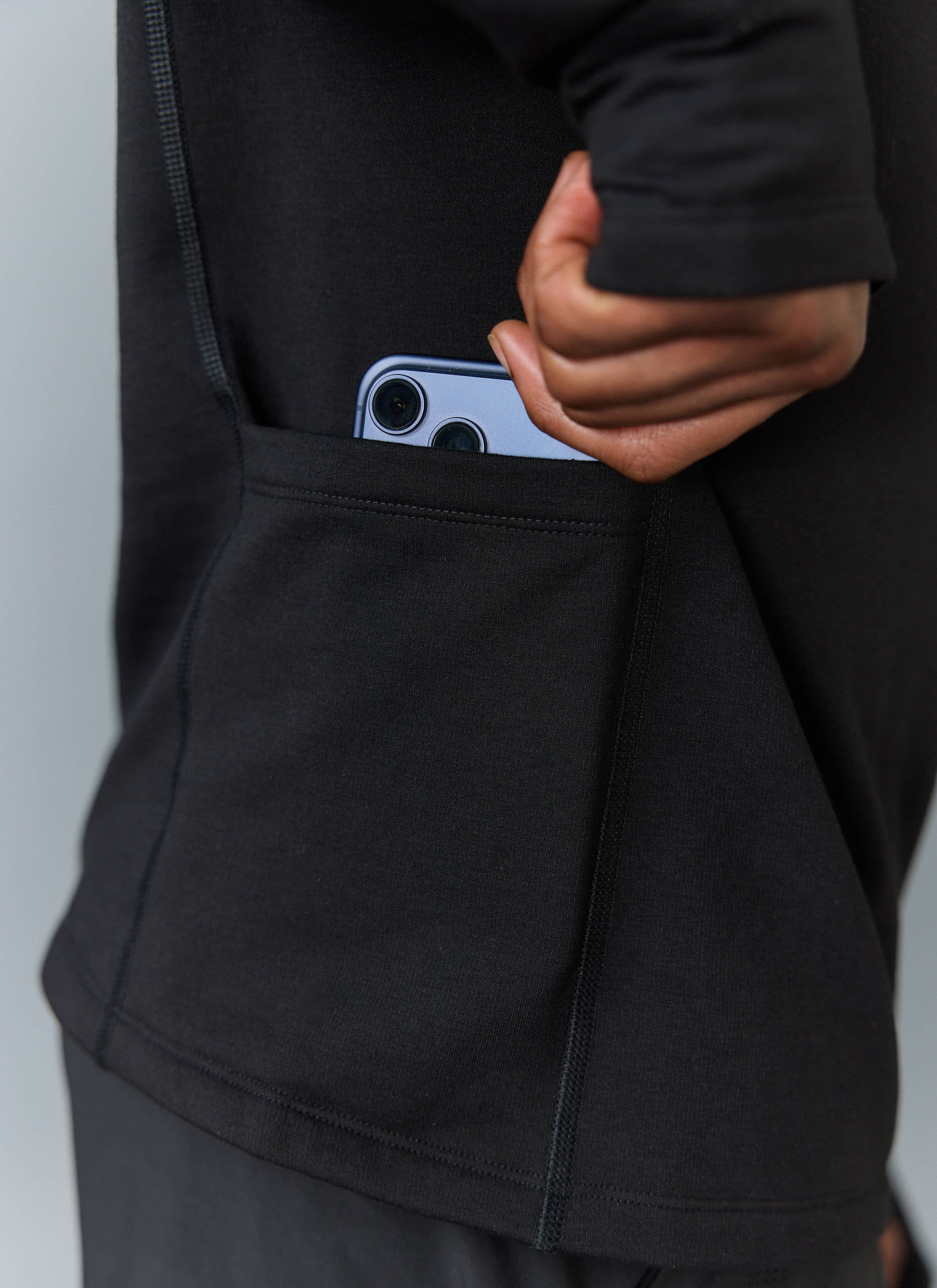 PCVL Base Layer Quarter Zip Jacket | Black - Image 6