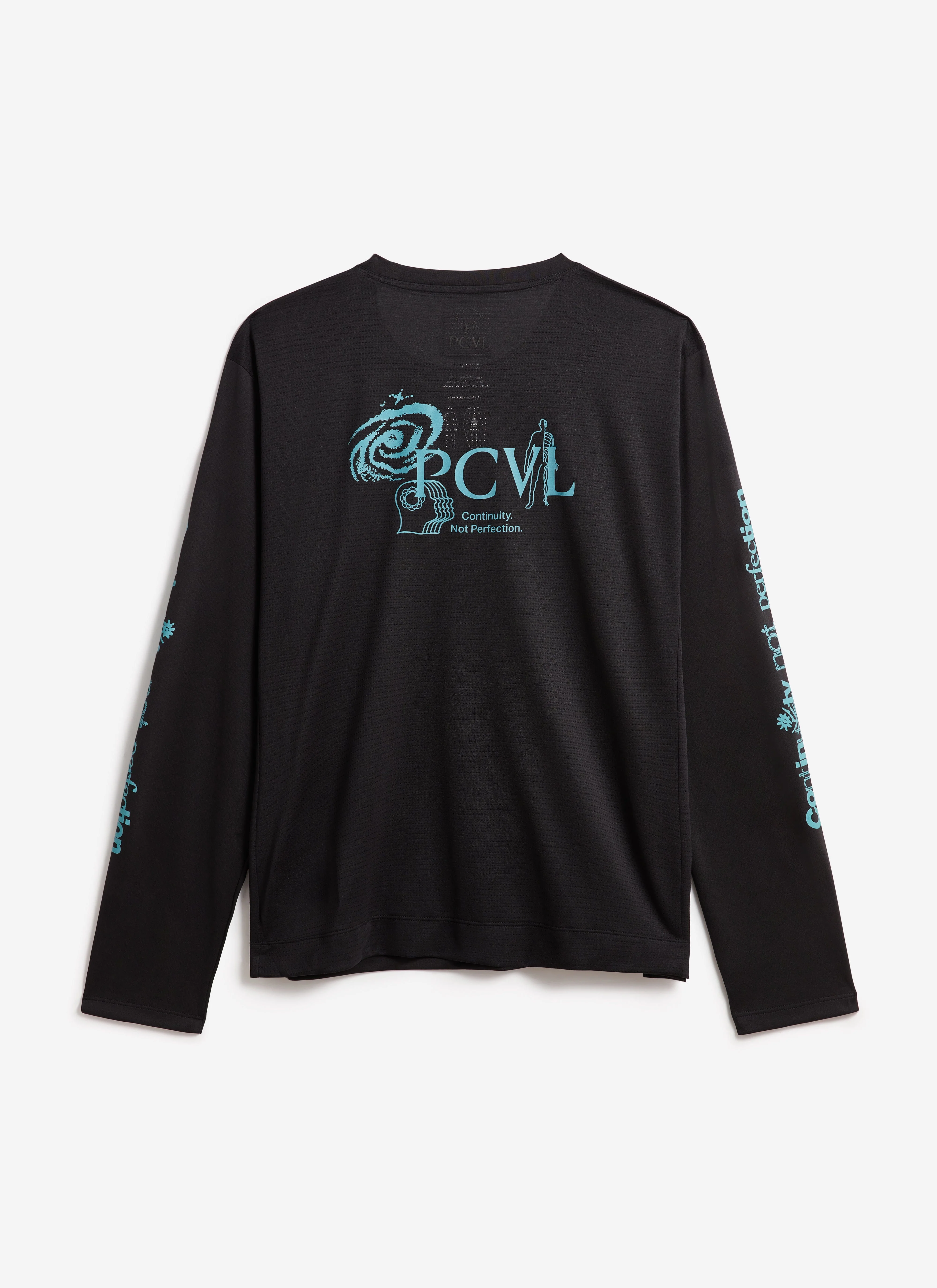 PCVL Long Sleeve Printed Performance Top | Black - Image 10