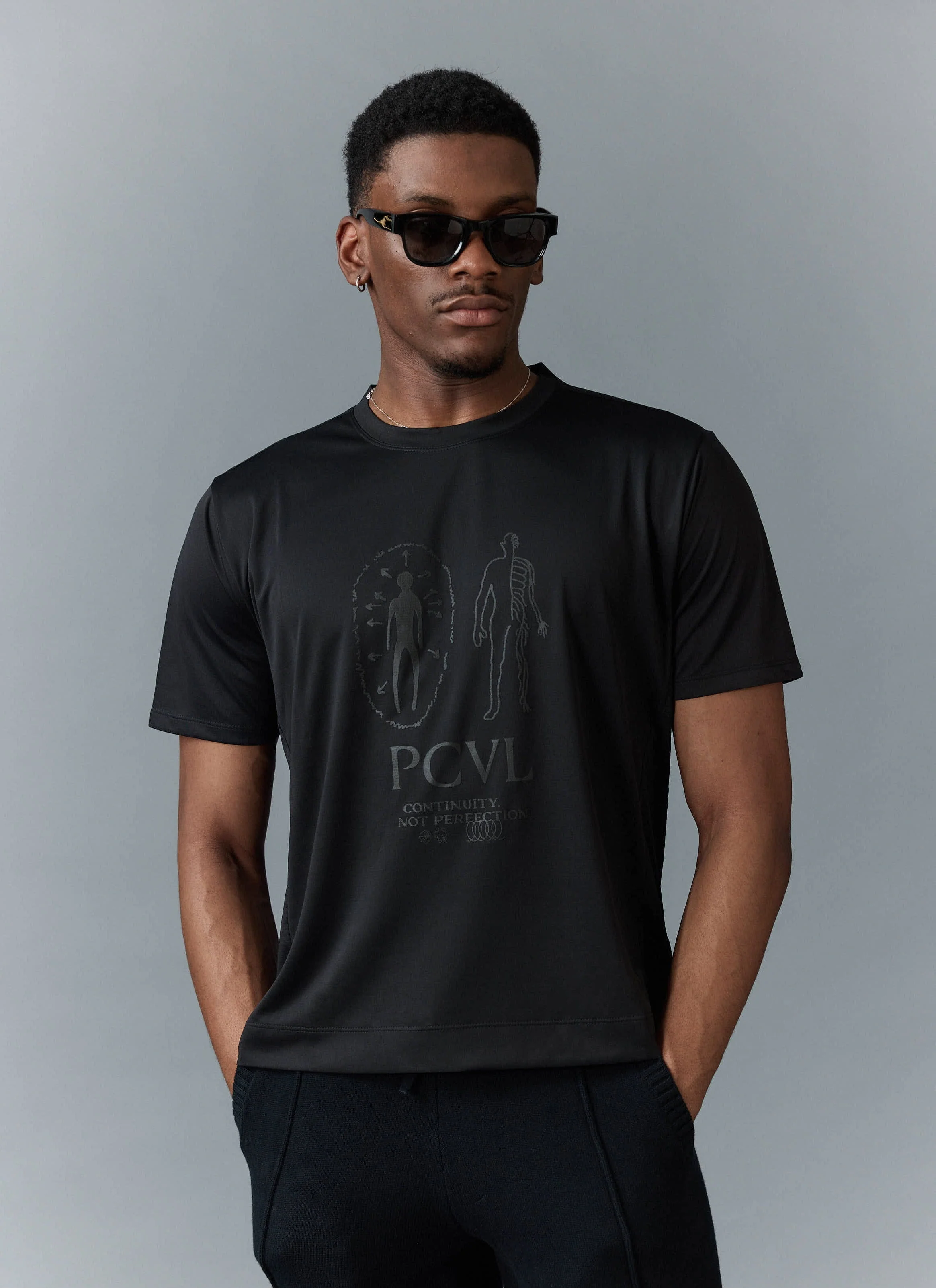 PCVL Printed Performance Top | Black