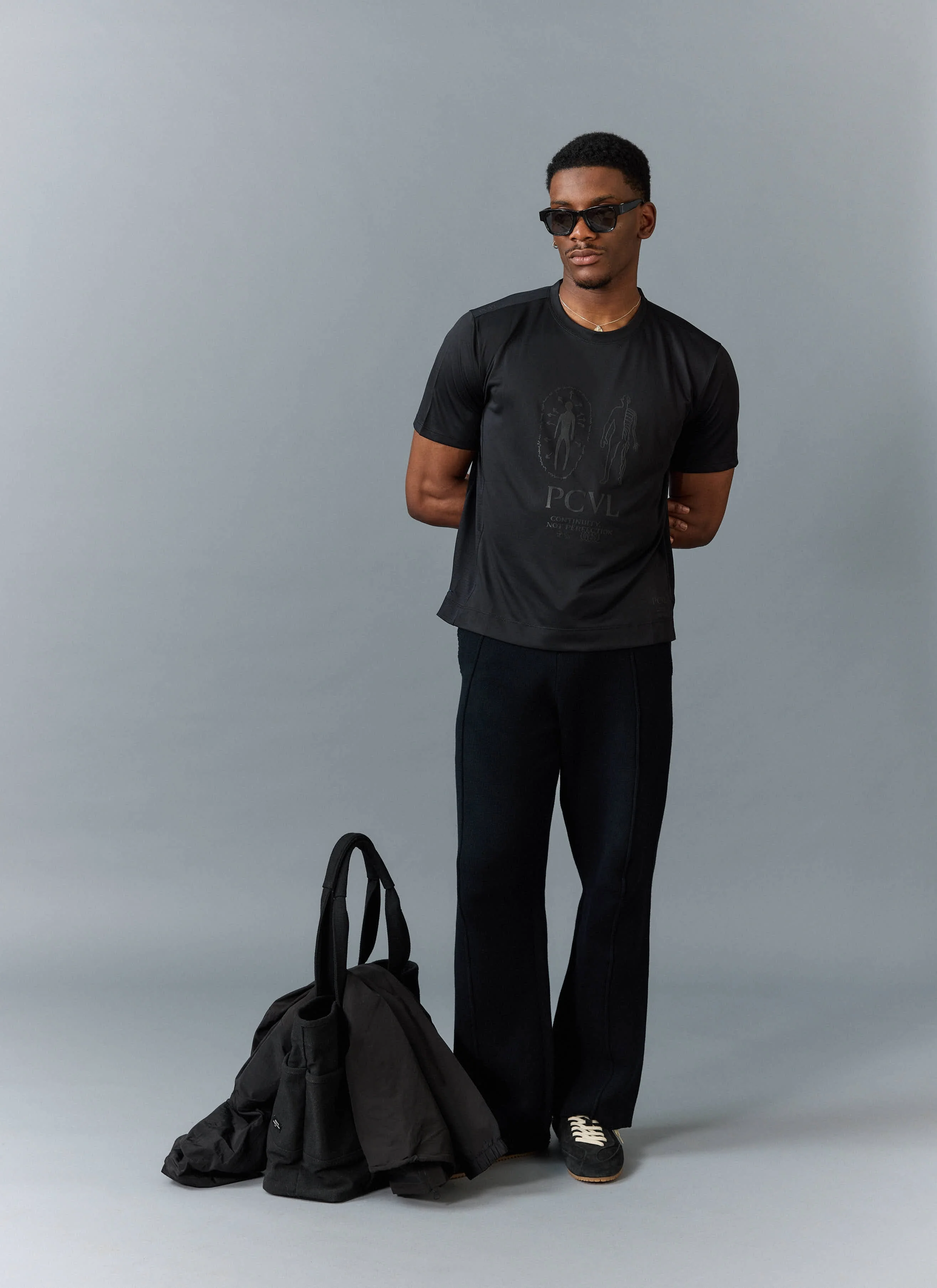 PCVL Printed Performance Top | Black - Image 3