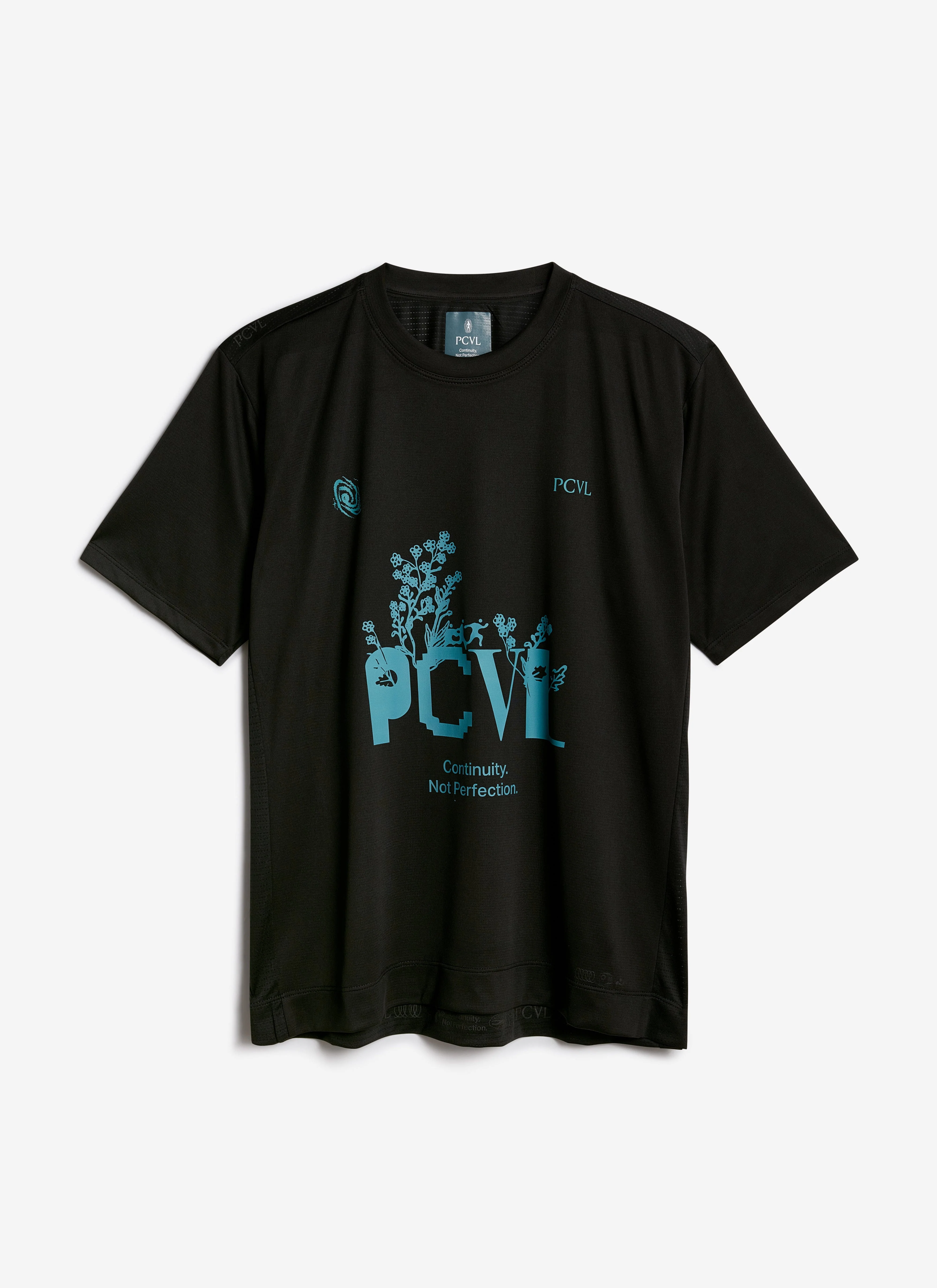 PCVL Graphic Printed Performance Top | Black - Image 7
