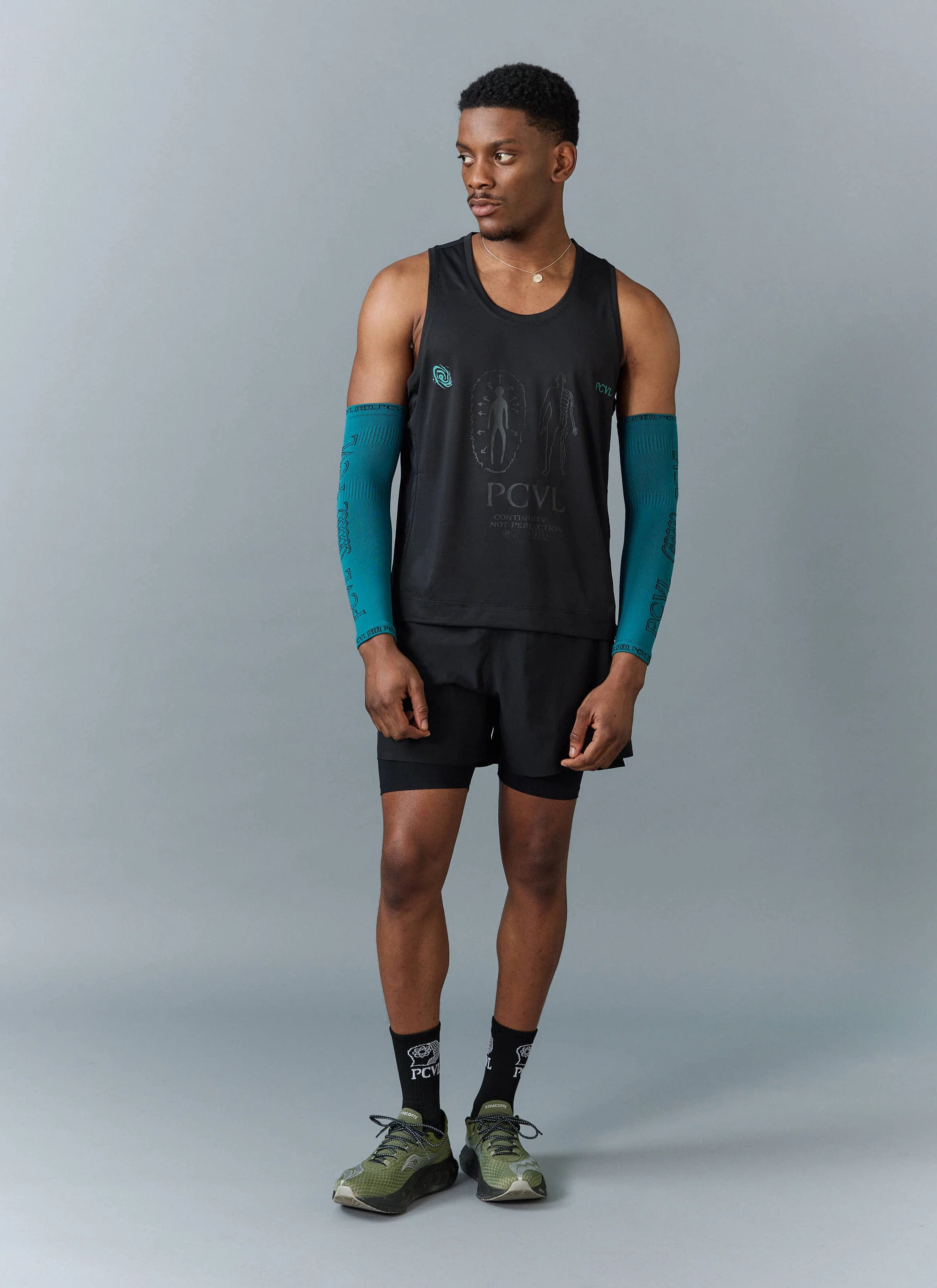 PCVL Graphic Printed Performance Vest | Black - Image 2