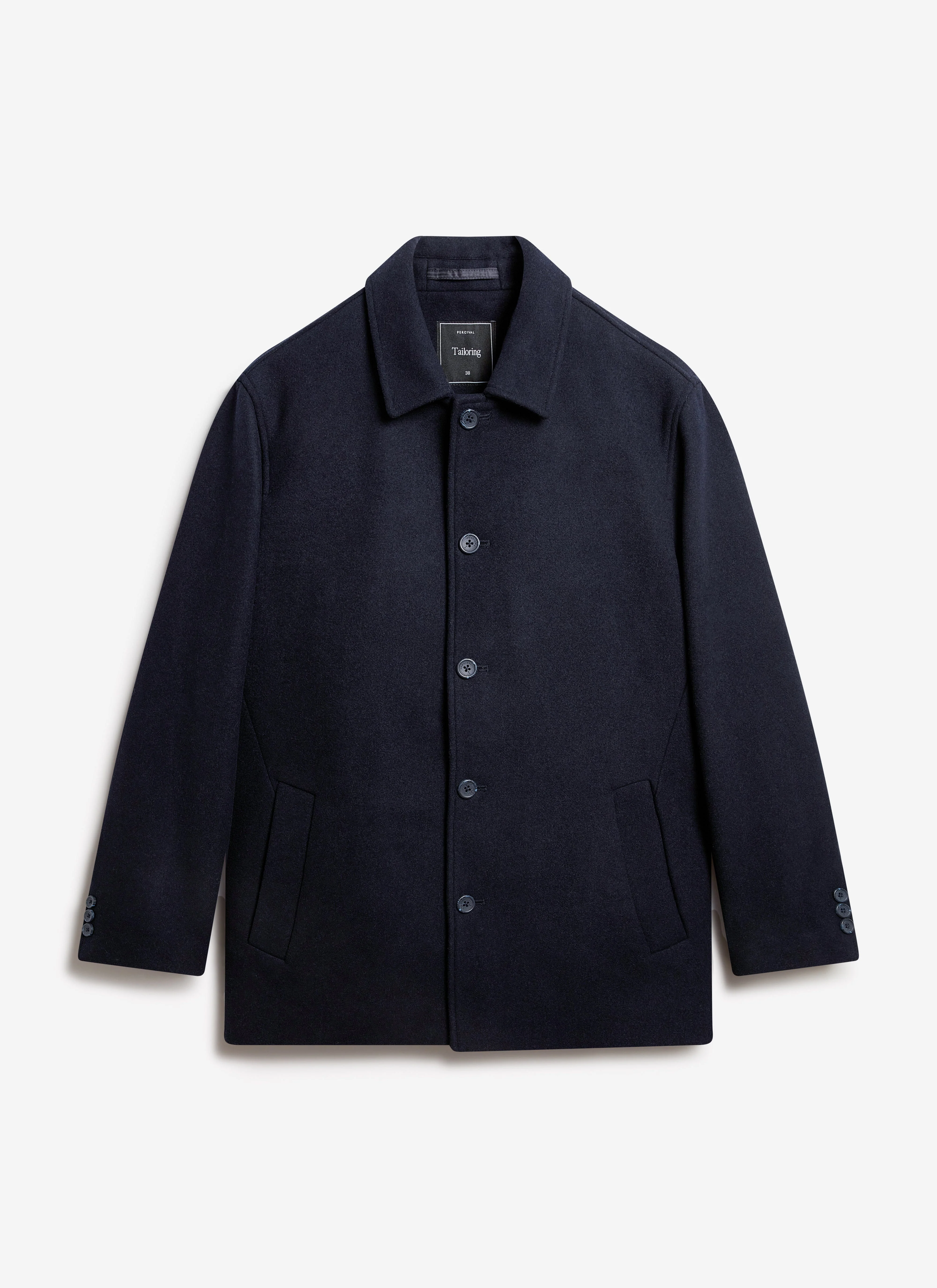 Peacoat | Melton Wool | Navy - Image 8