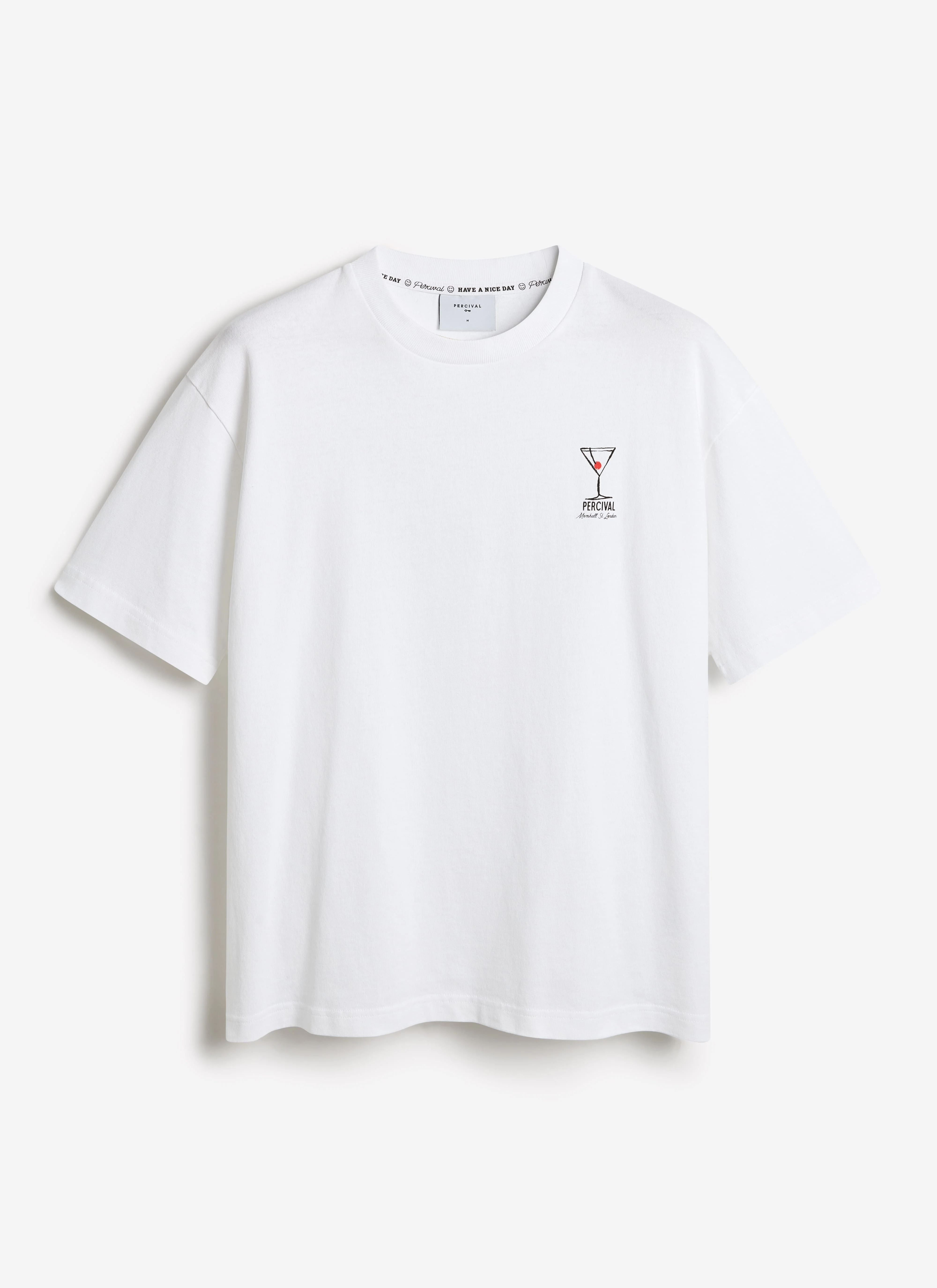 Perci and Rossi Martini Oversized T Shirt | Organic Cotton | White - Image 7