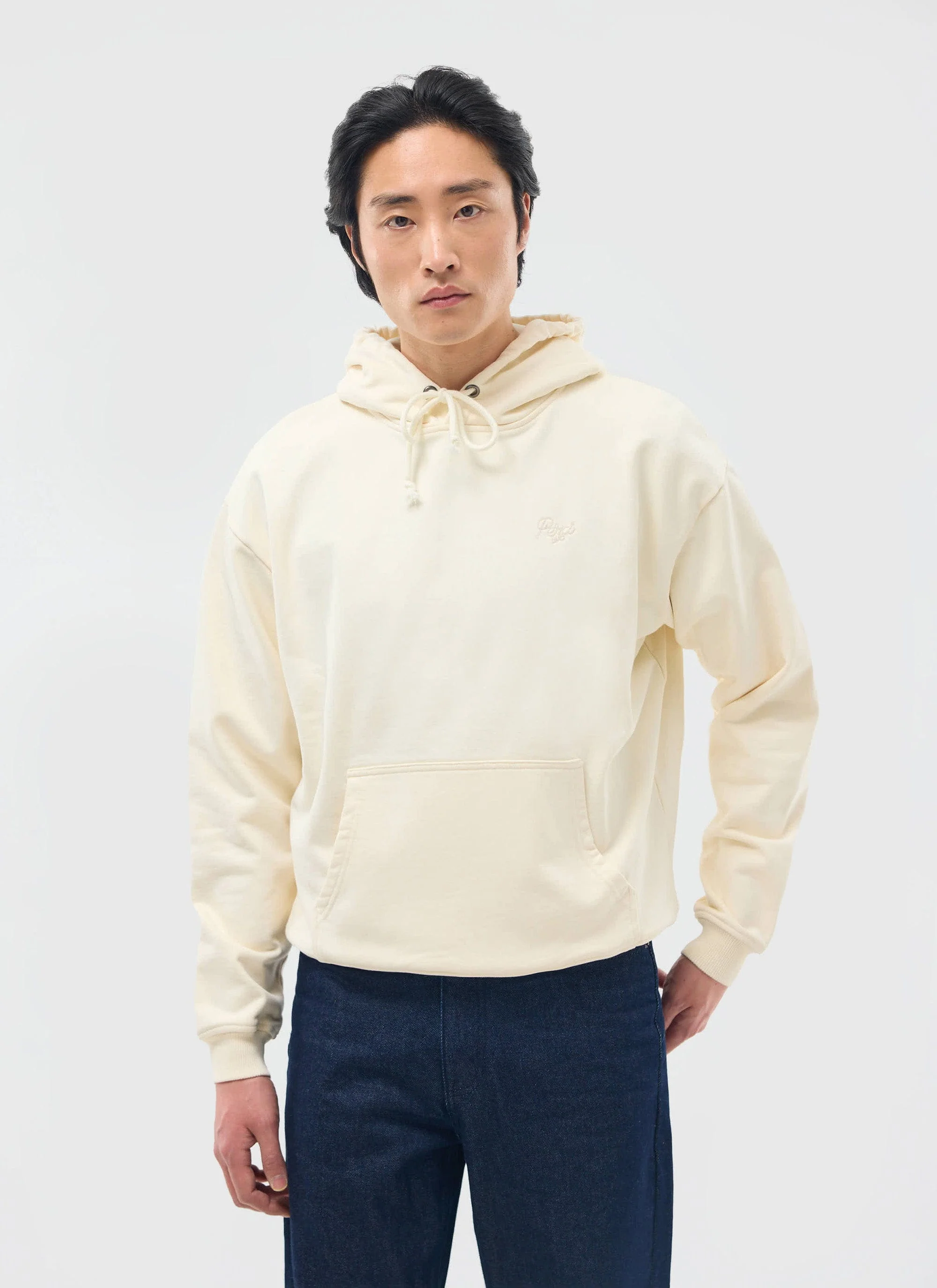 Perci Chainstitch Hoodie | Cotton | Cream