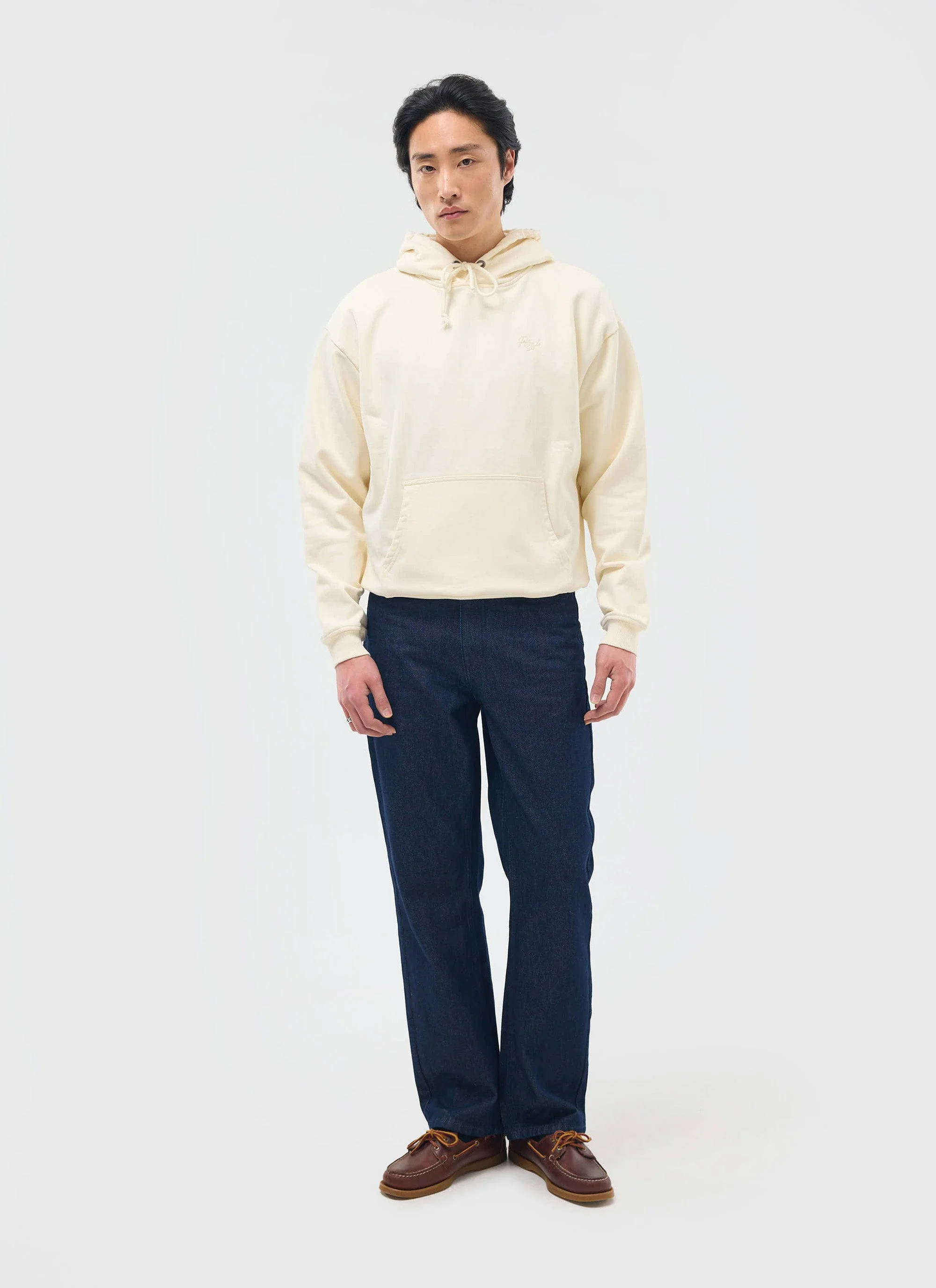 Perci Chainstitch Hoodie | Cotton | Cream - Image 2