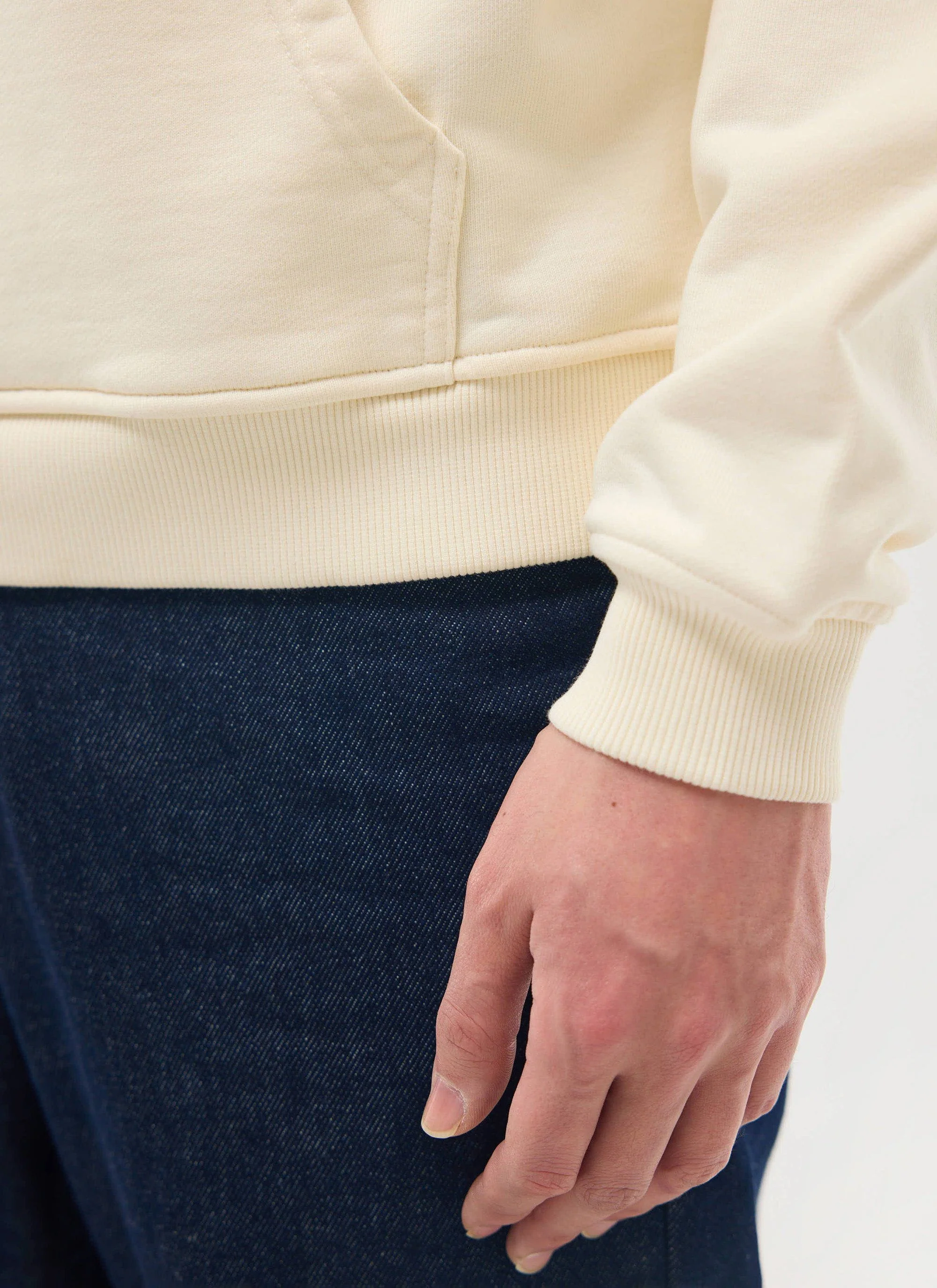 Perci Chainstitch Hoodie | Cotton | Cream - Image 5