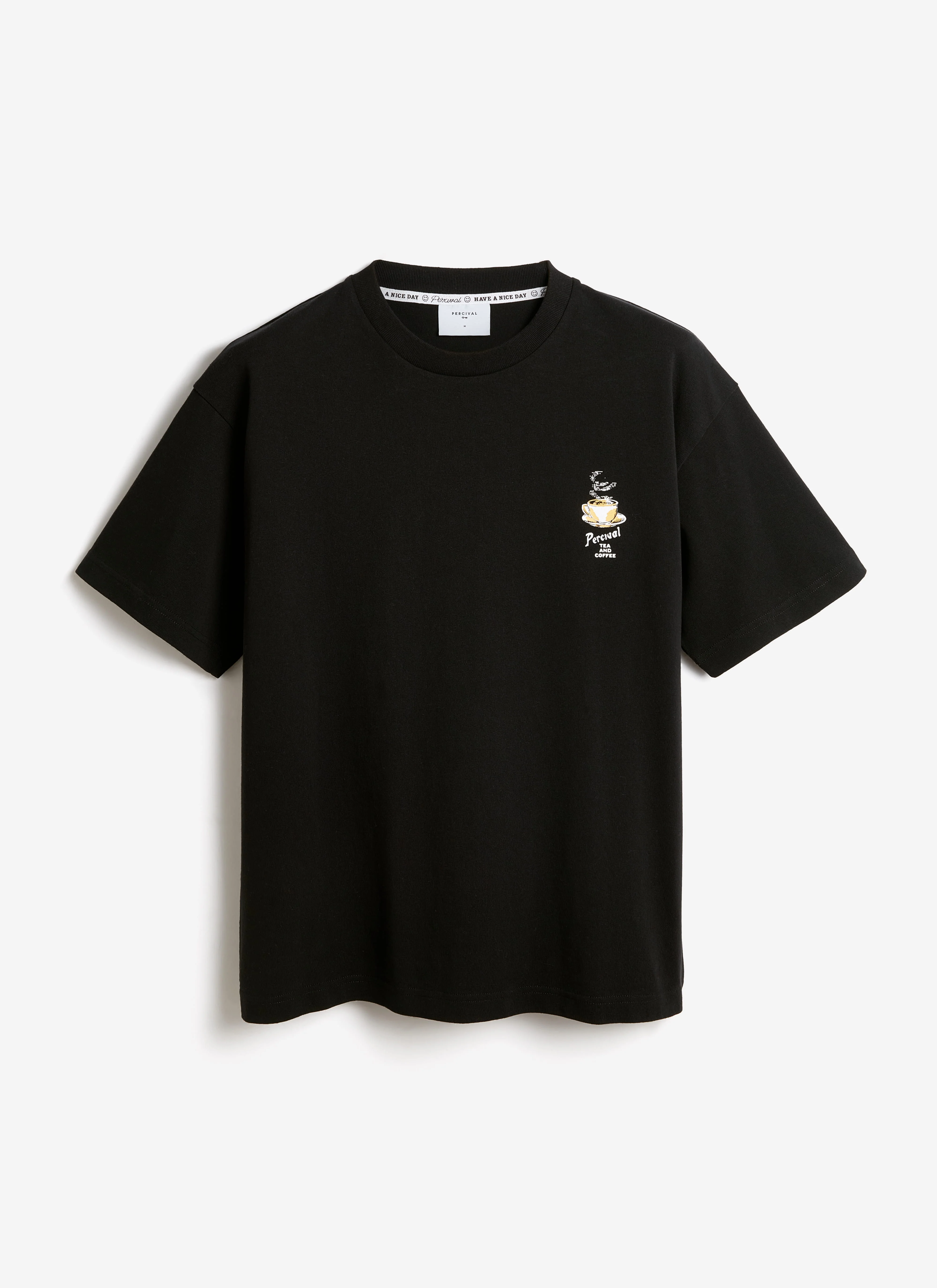 Percival Grill Oversized T Shirt | Organic Cotton | Black - Image 7