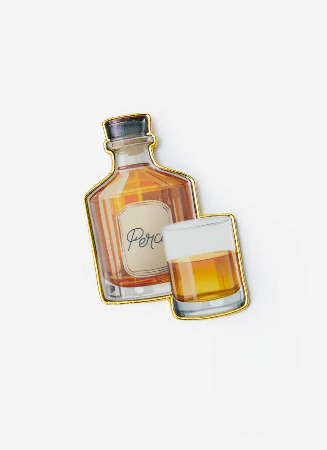Percival Old Fashioned Pin Badges | Multi