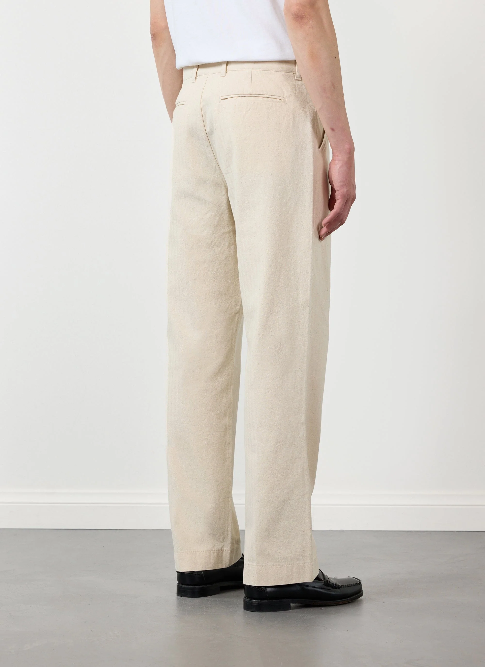 Program Pleated Trousers | Cotton | Cream - Image 6