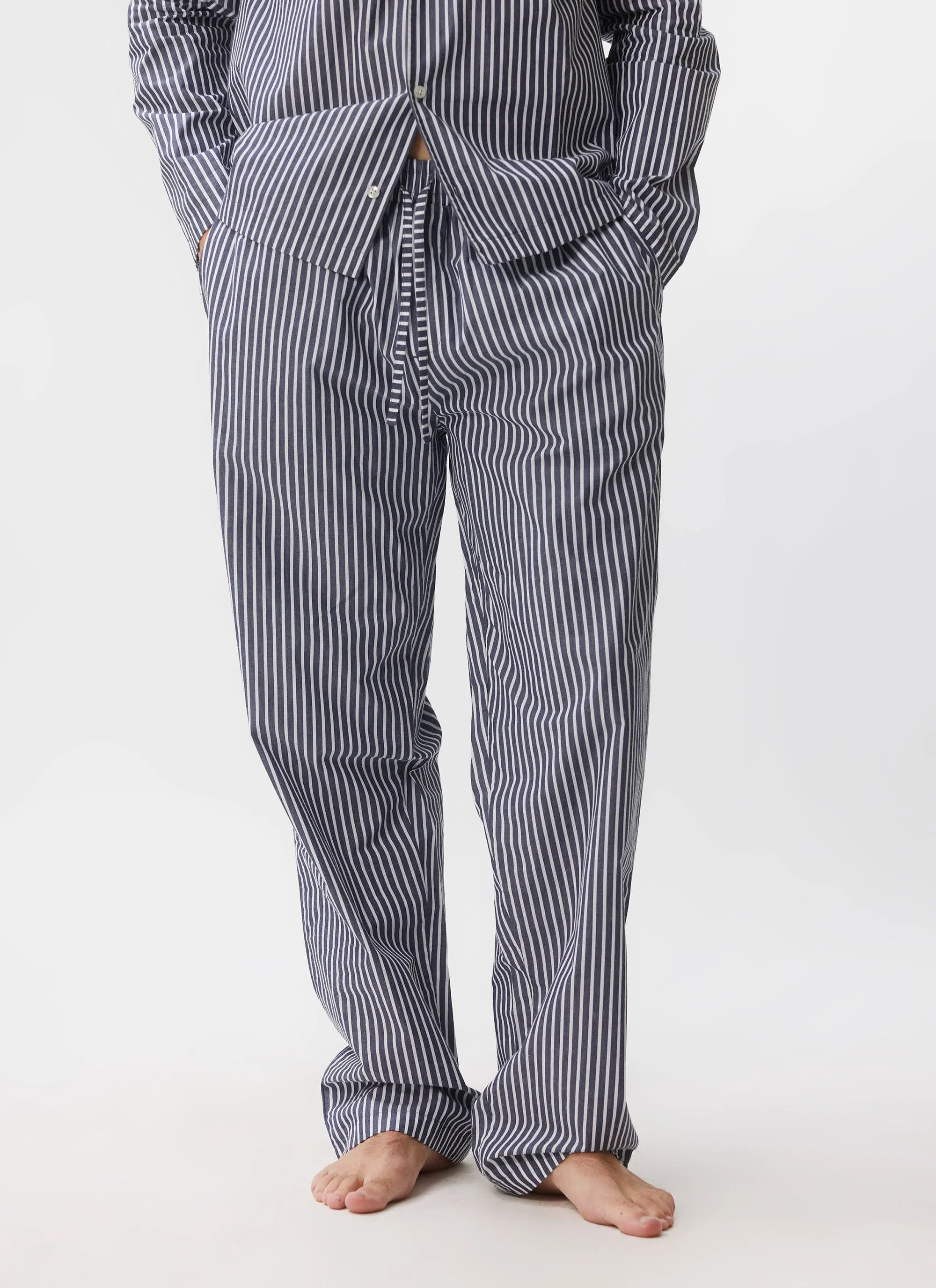 Pyjama Bottoms | Cotton | Blue