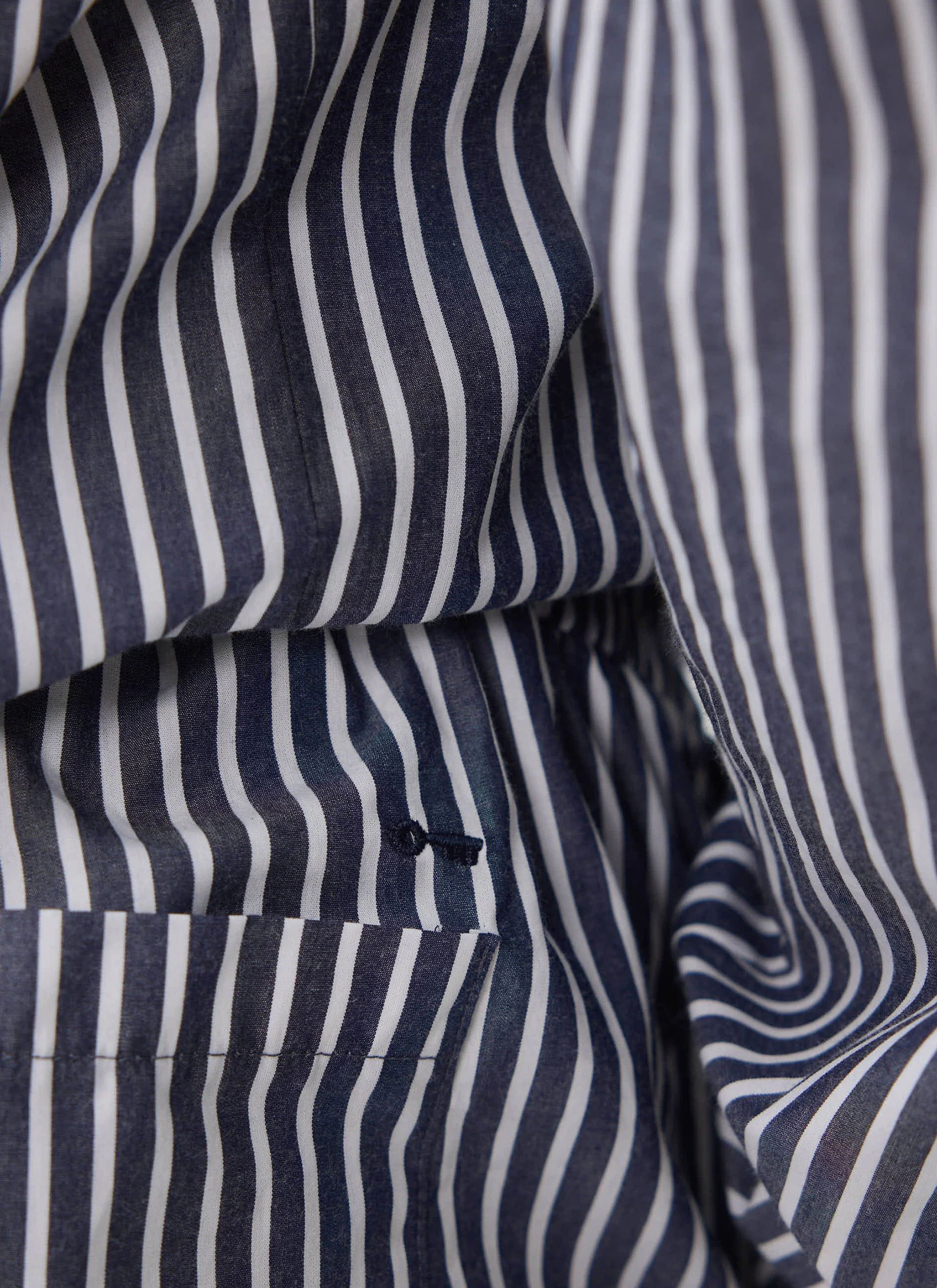 Pyjama Bottoms | Cotton | Blue - Image 2