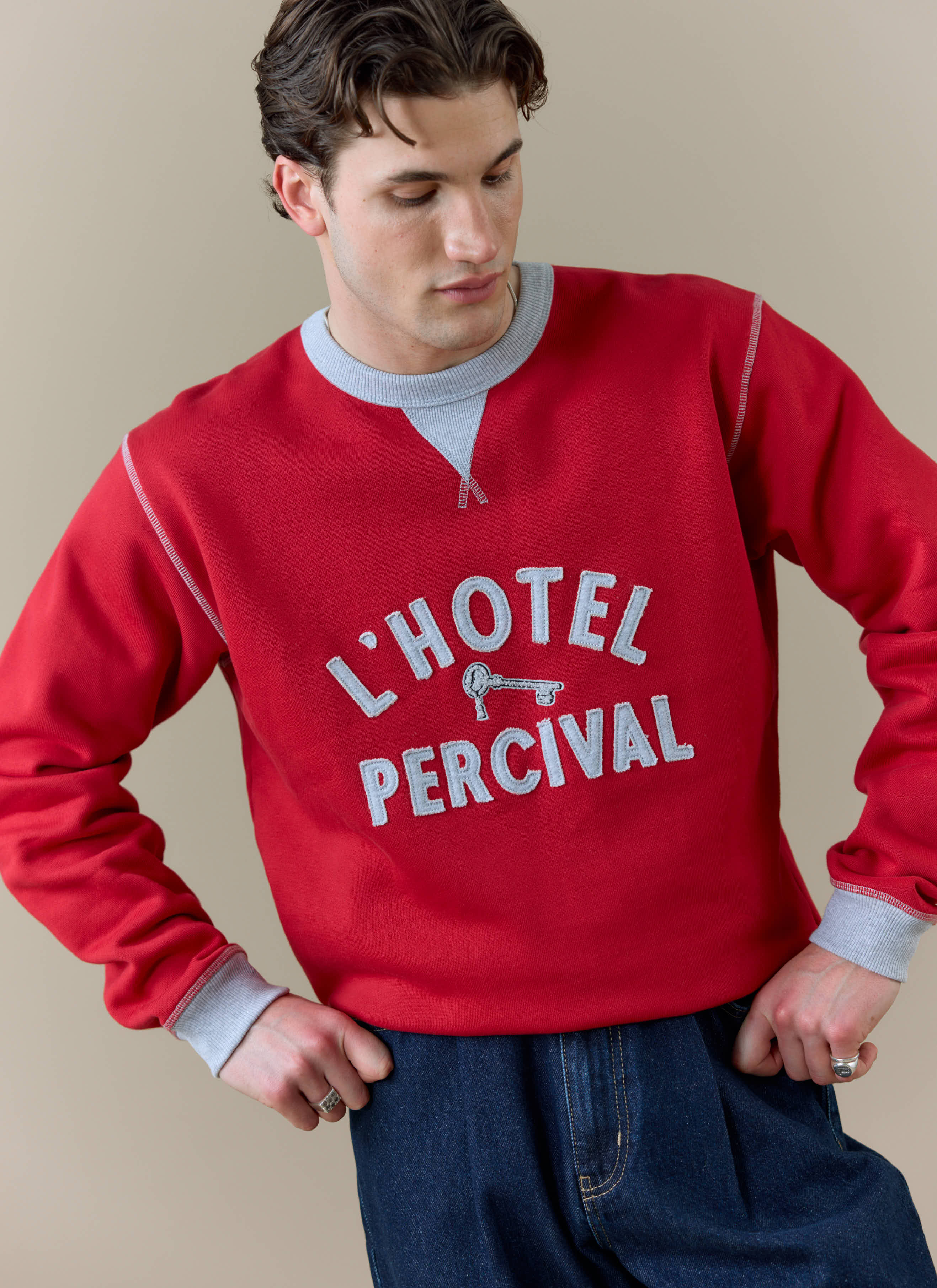 Ronald Sweatshirt | Organic Cotton | Red