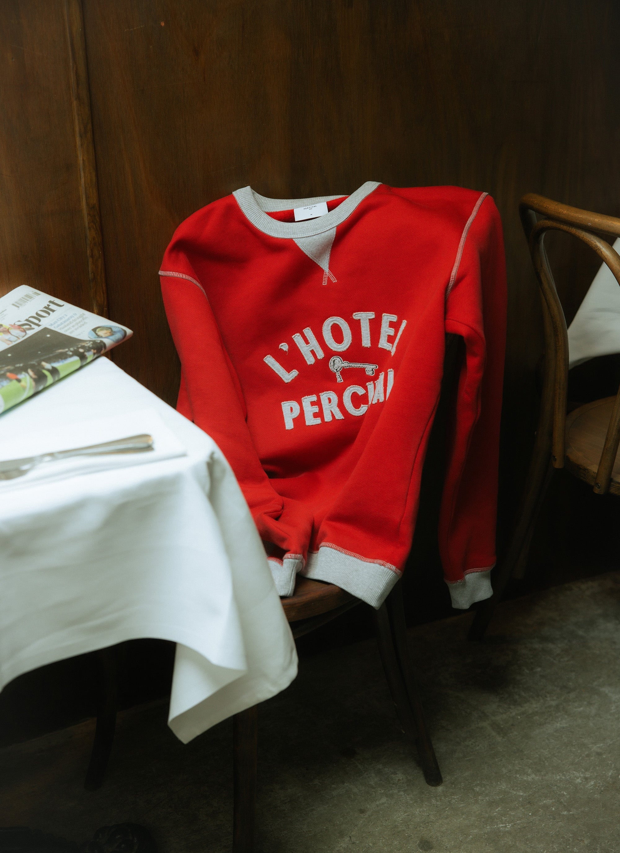 Ronald Sweatshirt | Organic Cotton | Red - Image 2