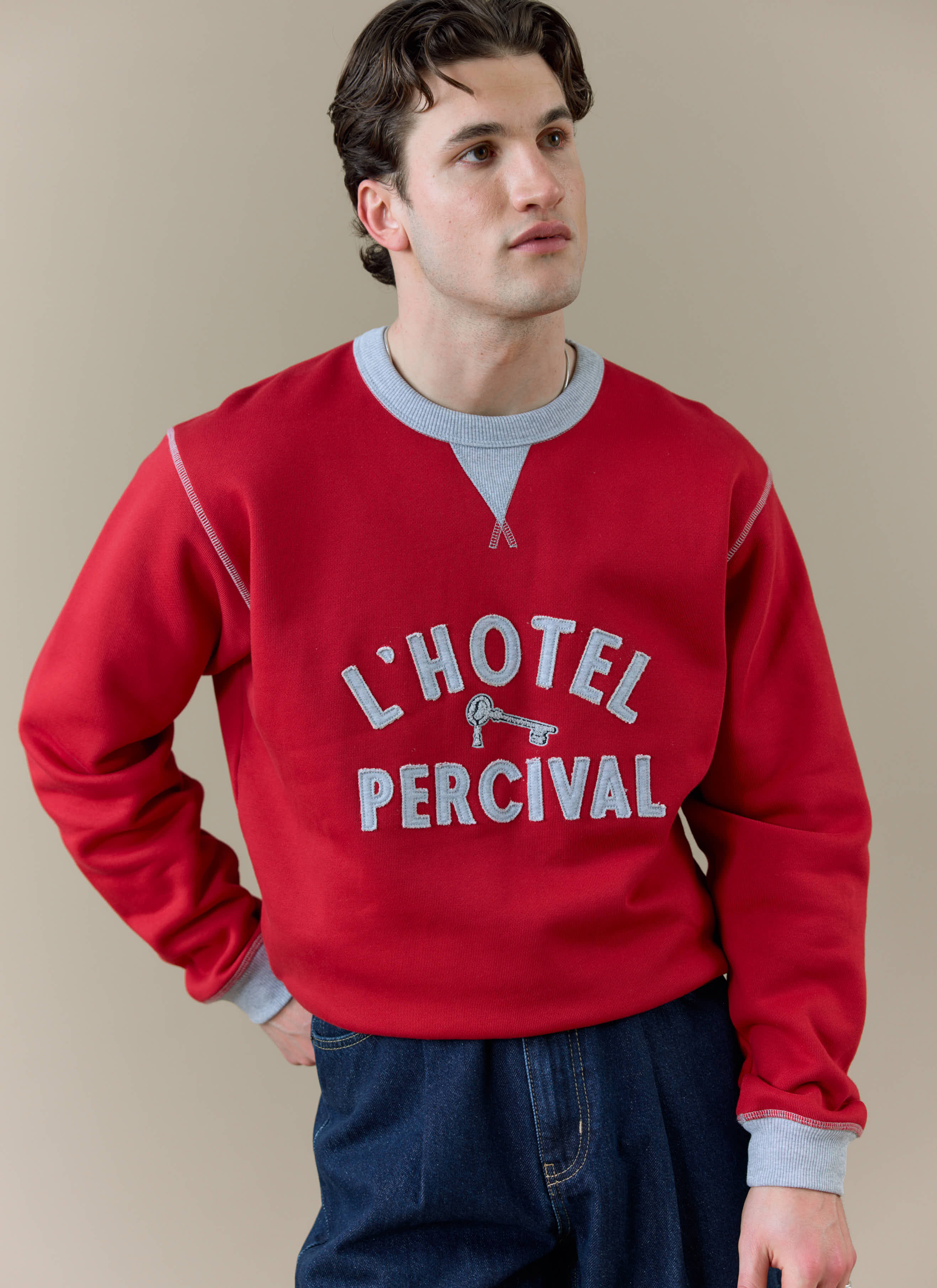 Ronald Sweatshirt | Organic Cotton | Red - Image 4