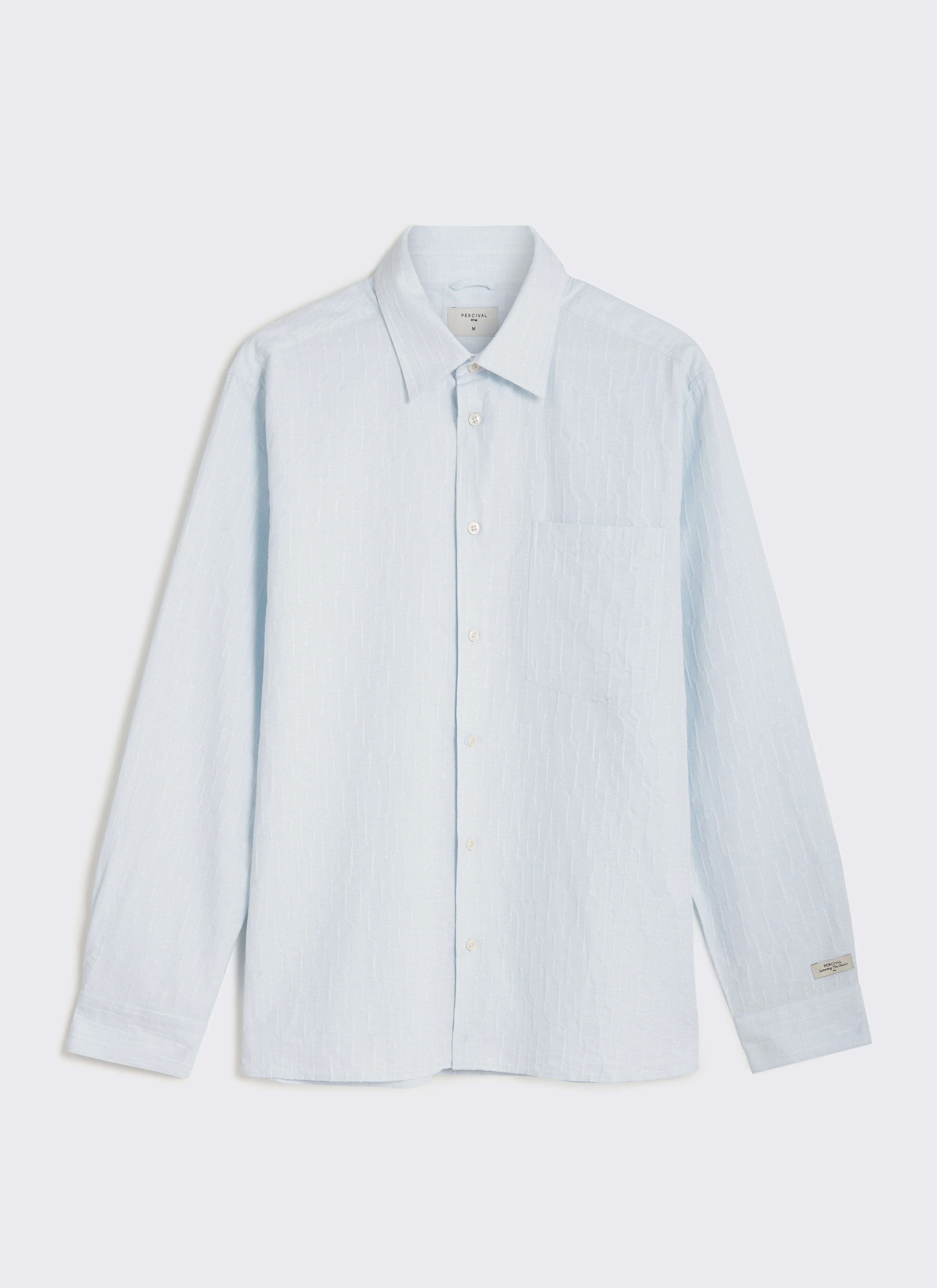 Paros Pearce Shirt | Cotton | Light Blue - Image 8