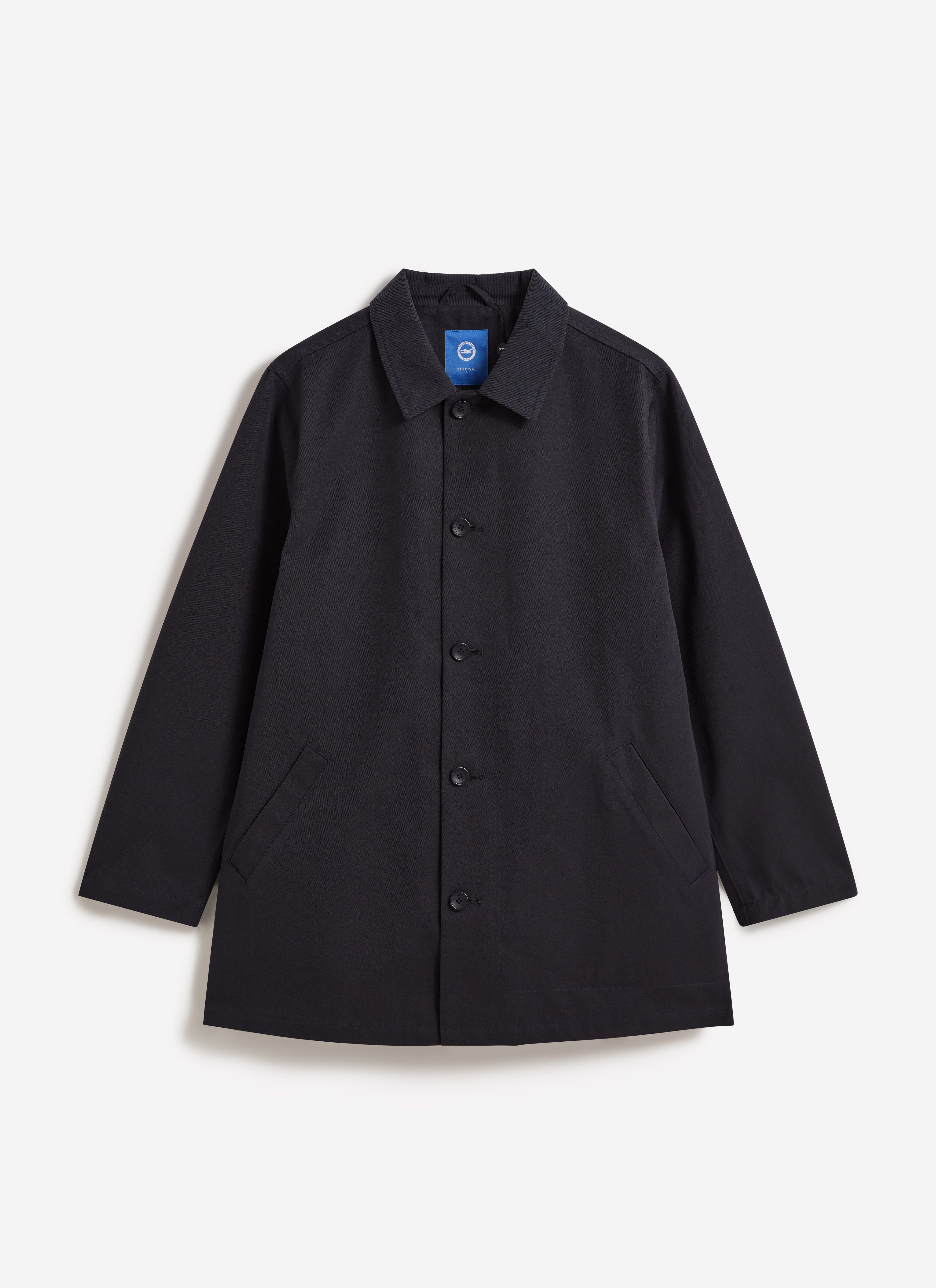 Sherlock Short Trench | Brighton & Hove Albion F.C. x Percival | Midnight with Olive - Image 7