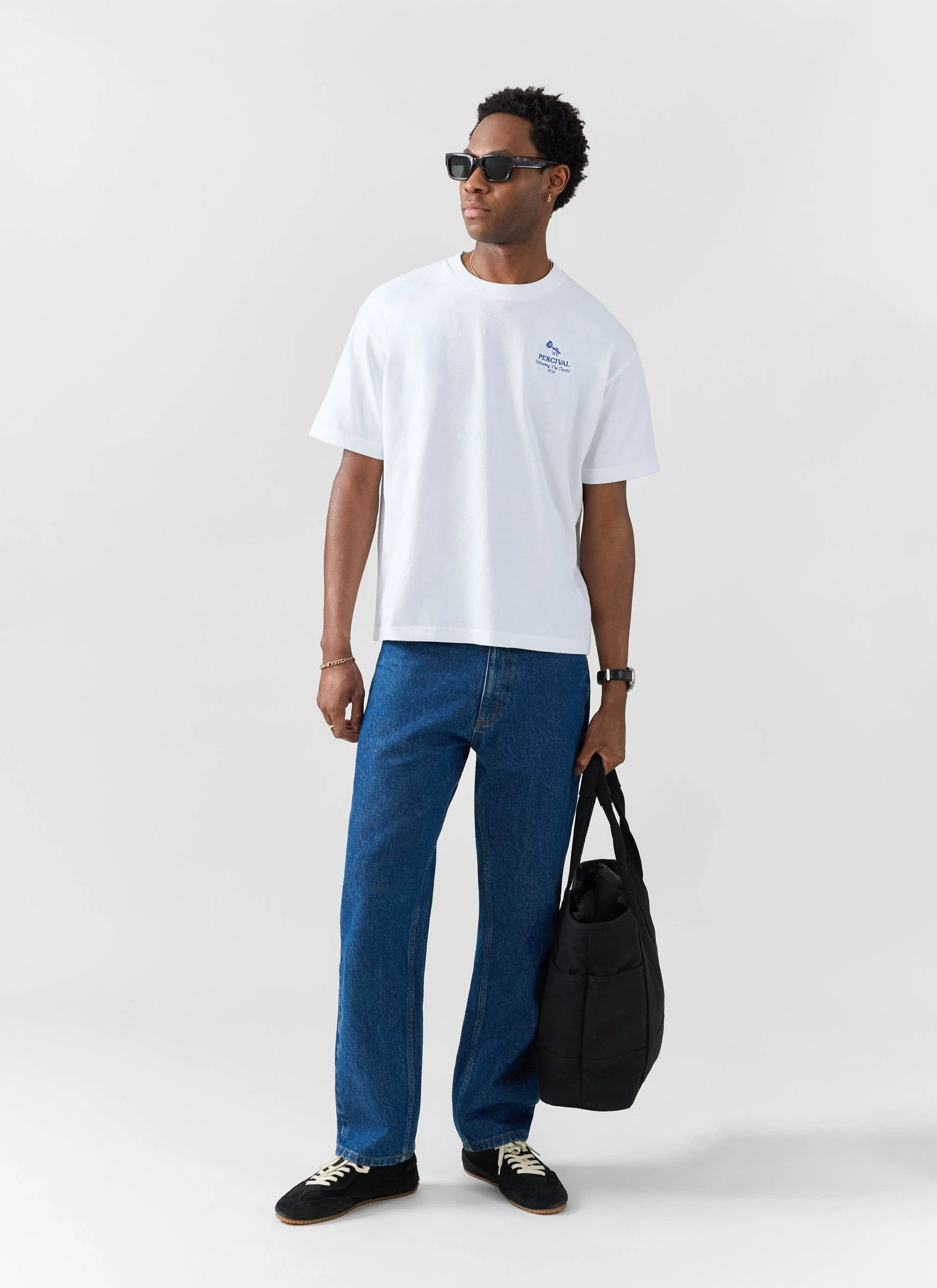 Smith Floral Oversized T Shirt | Organic Cotton | White - Image 5