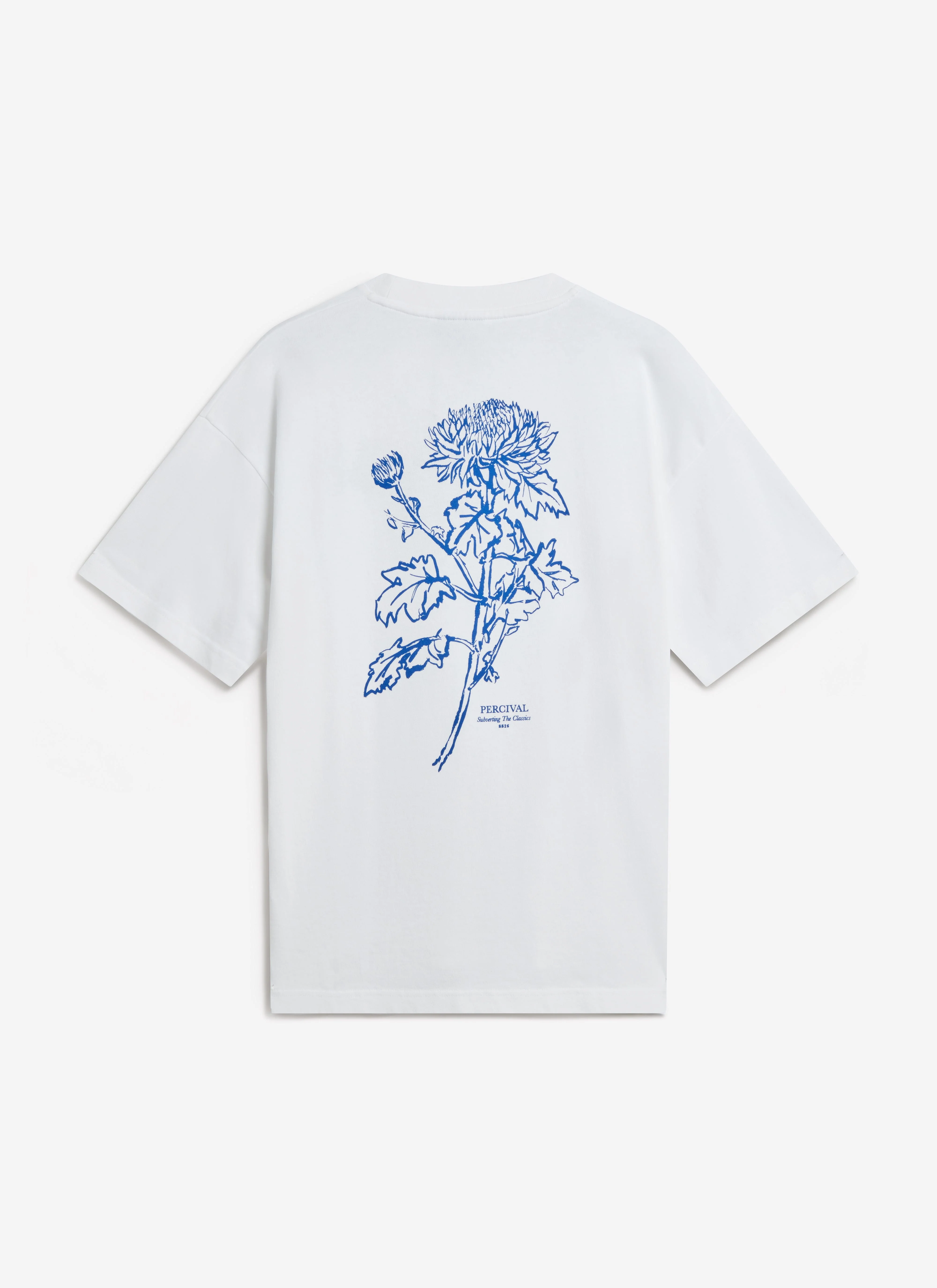 Smith Floral Oversized T Shirt | Organic Cotton | White - Image 7