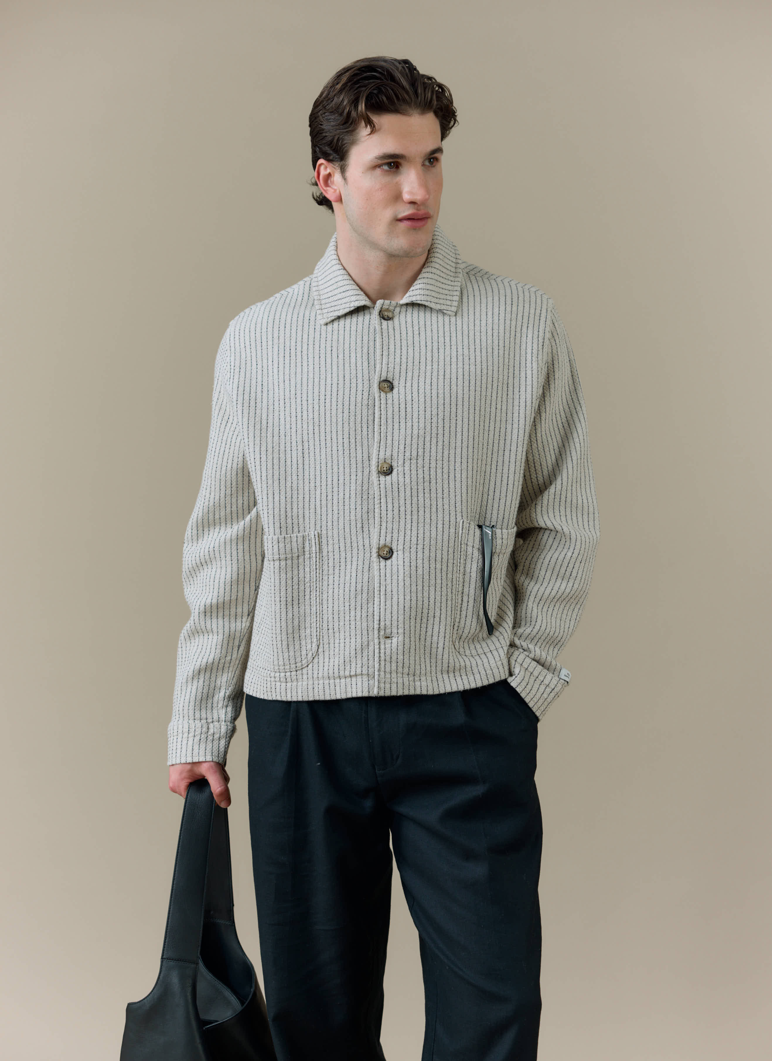 Sorrento Boxy Overshirt | Linen | Cream - Image 5