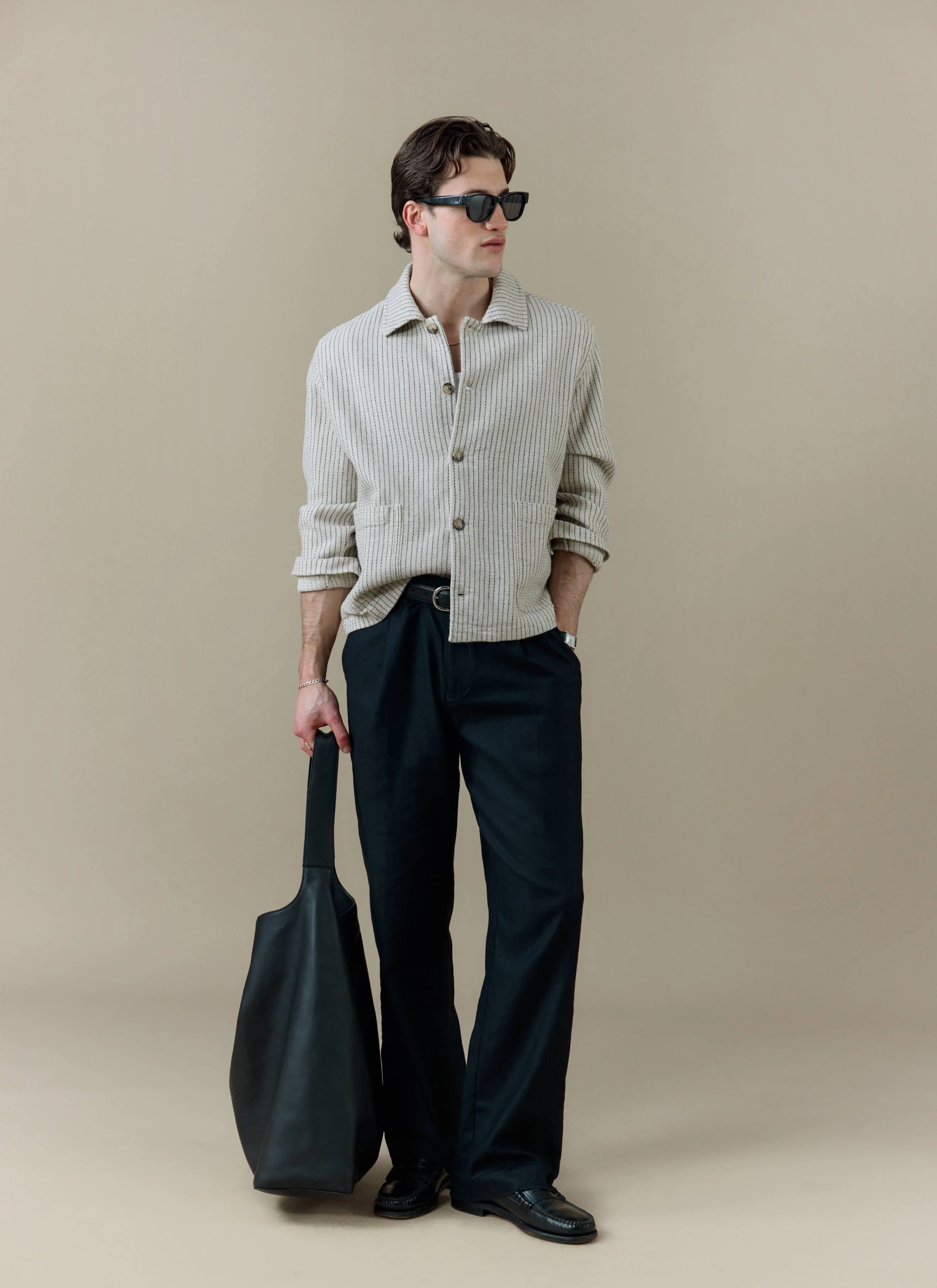 Sorrento Boxy Overshirt | Linen | Cream - Image 6