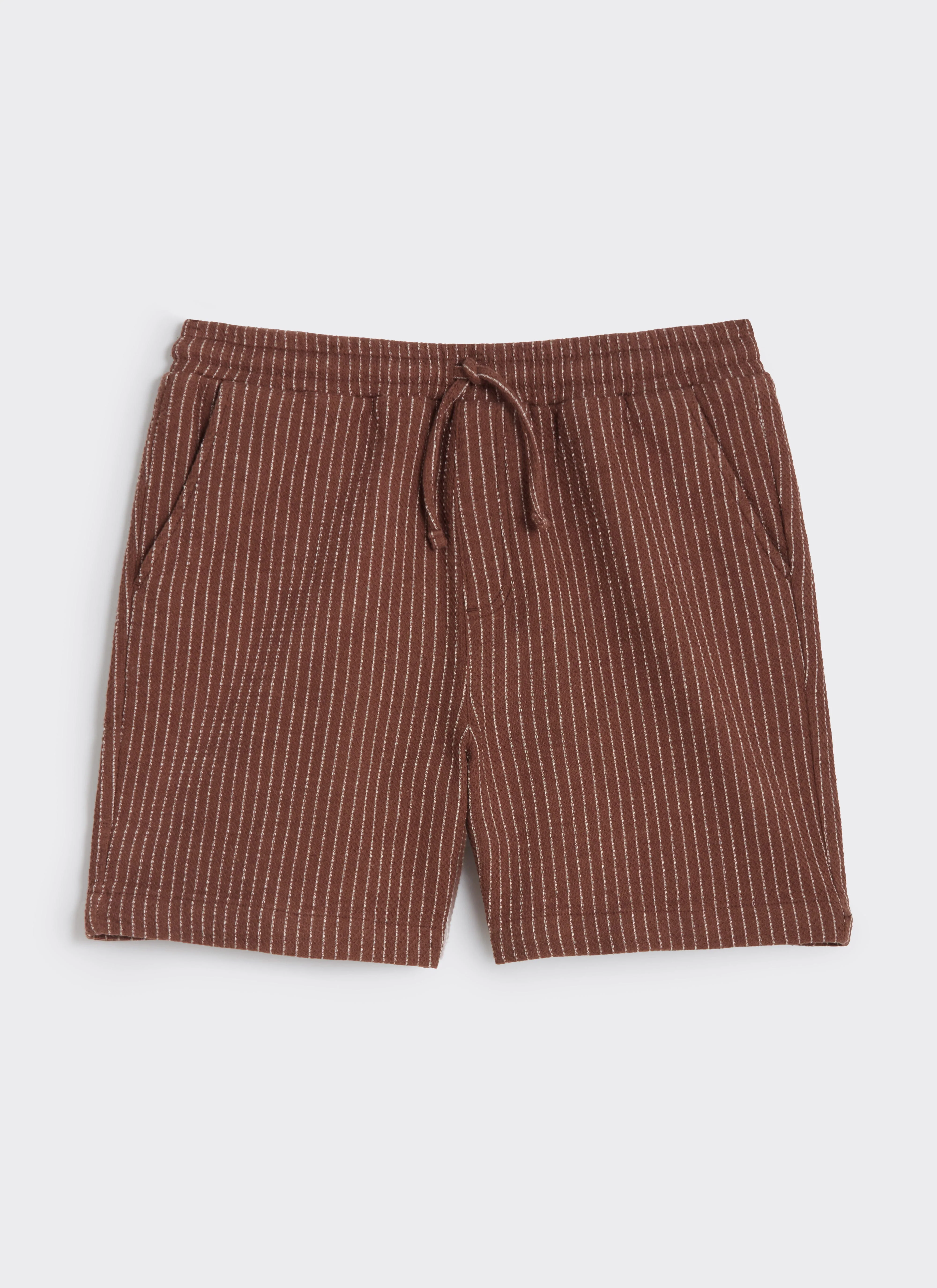 Sorrento Shorts | Linen | Brown - Image 8