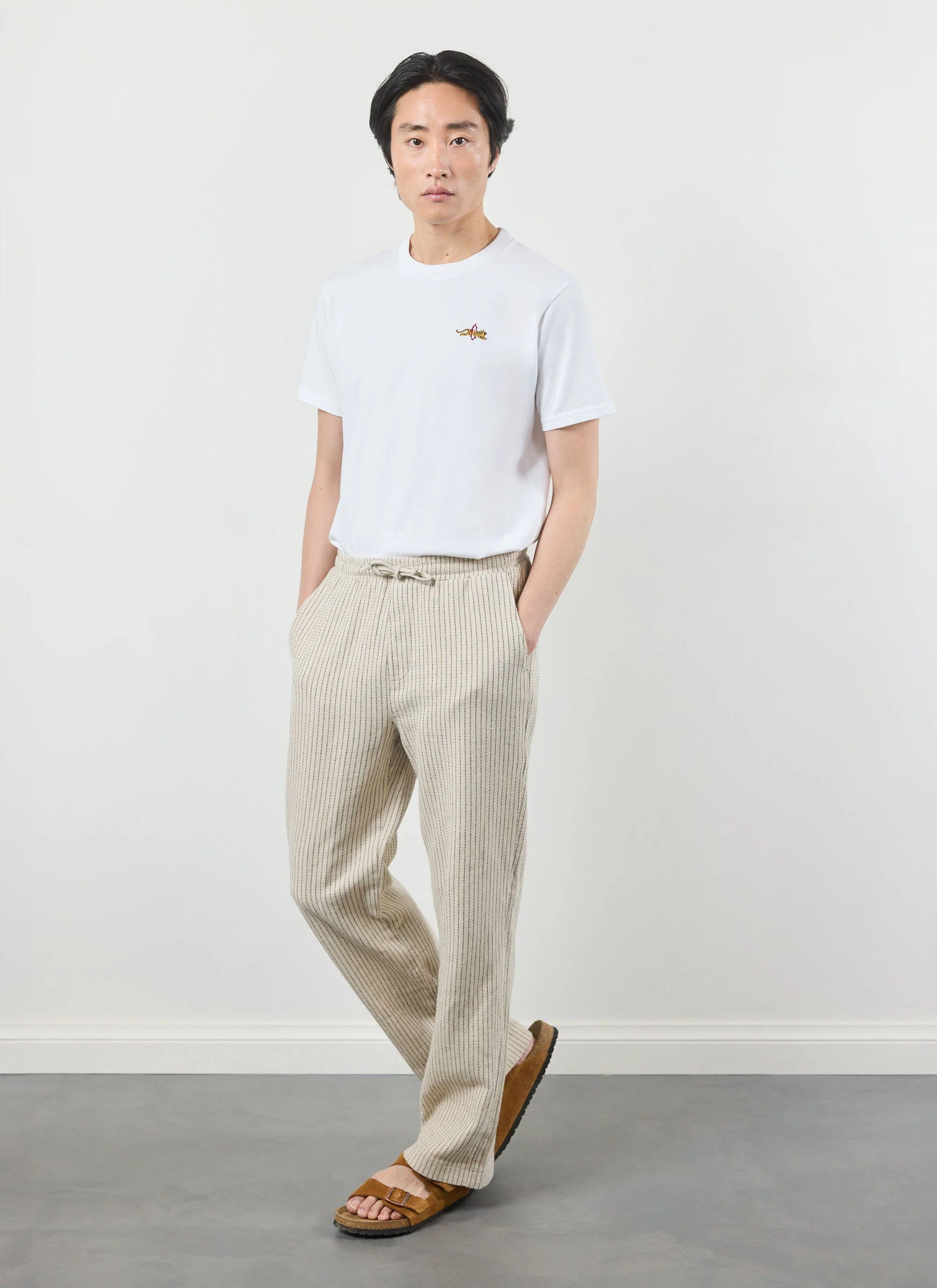 Sorrento Linen Trousers | Cotton Linen | Cream - Image 5