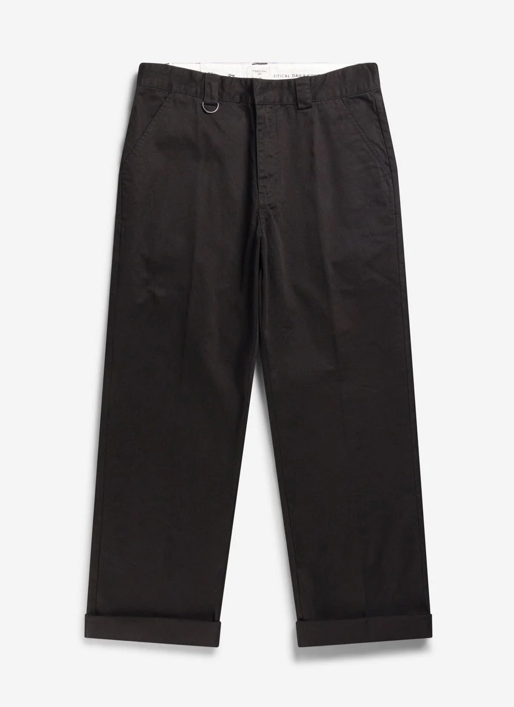 Stay Press Trousers | Cotton Twill Canvas | Black - Image 4