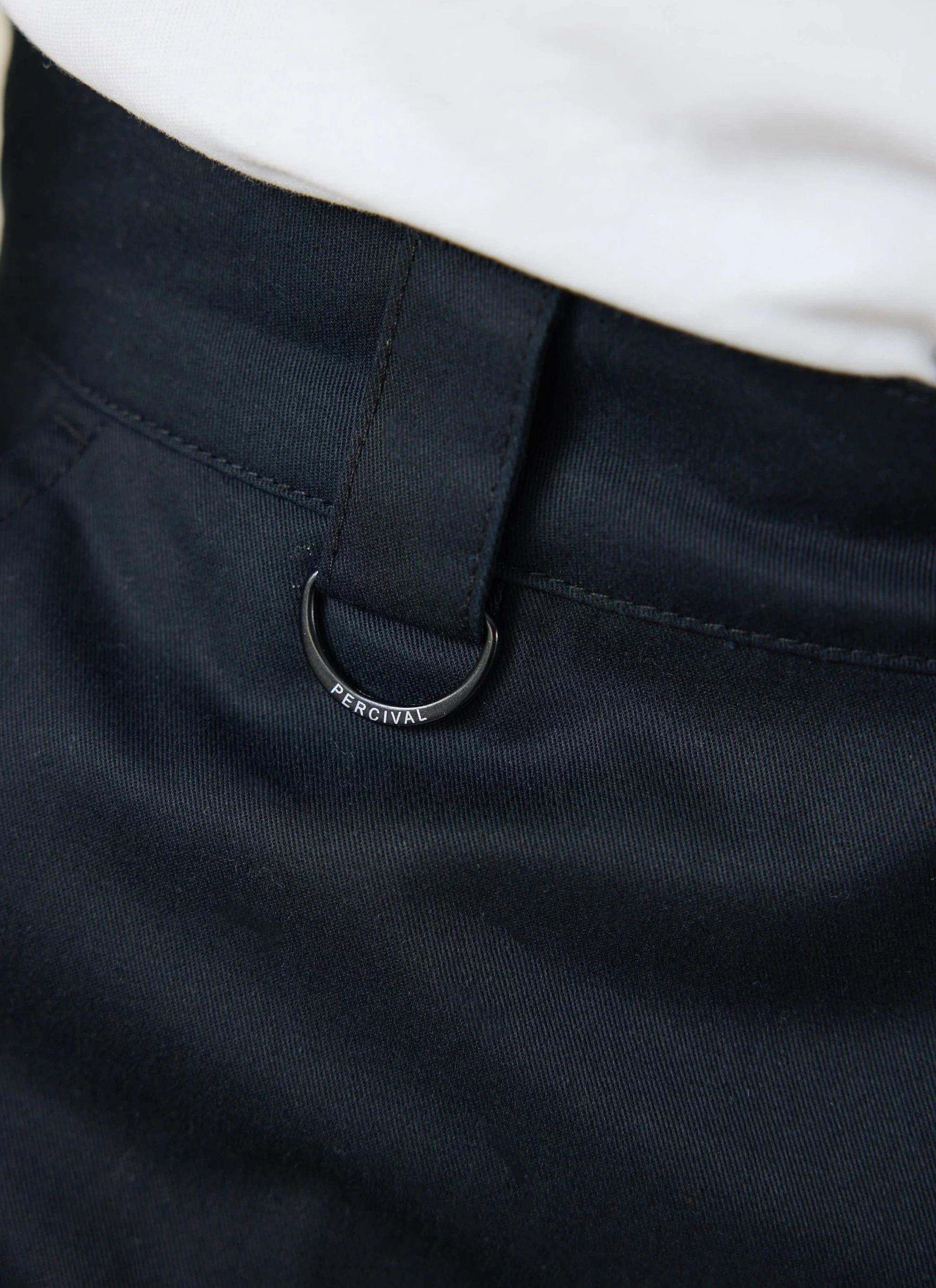 Straight Leg Trousers | Twill | Black - Image 2