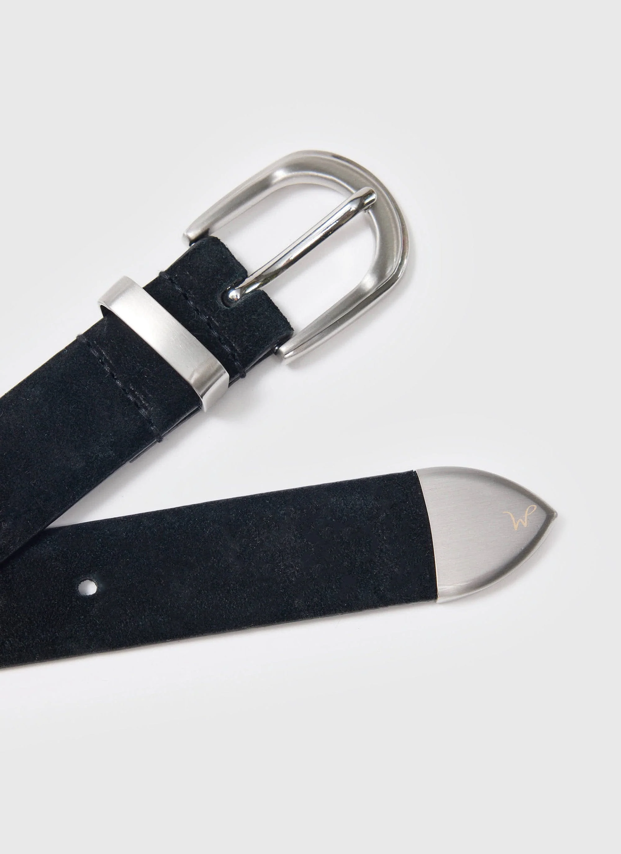 Men's Suede Belt | Percival x Warren | 100% Leather - Image 2