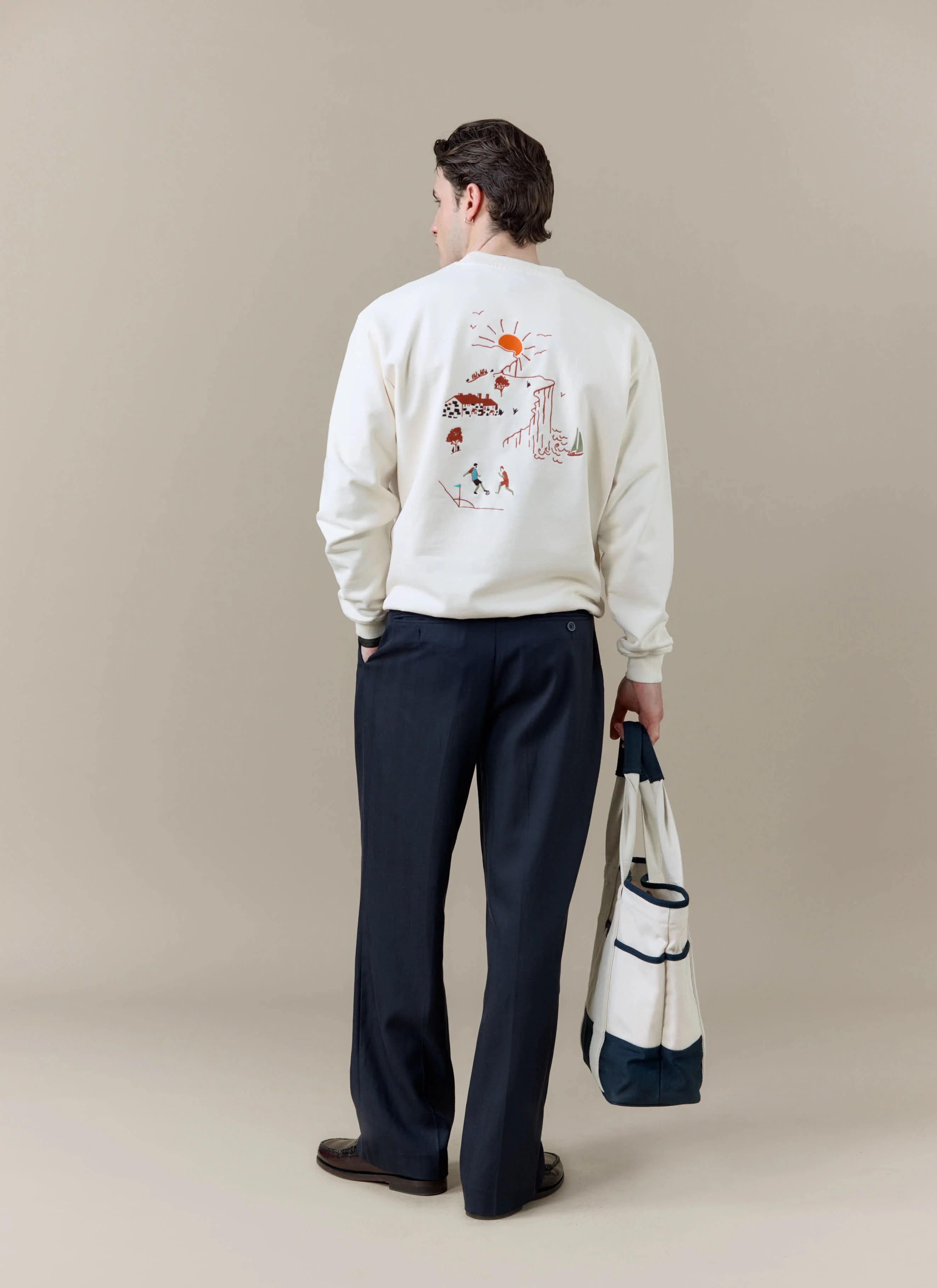 Sweatshirt | Brighton & Hove Albion F.C. x Percival | Cream - Image 5
