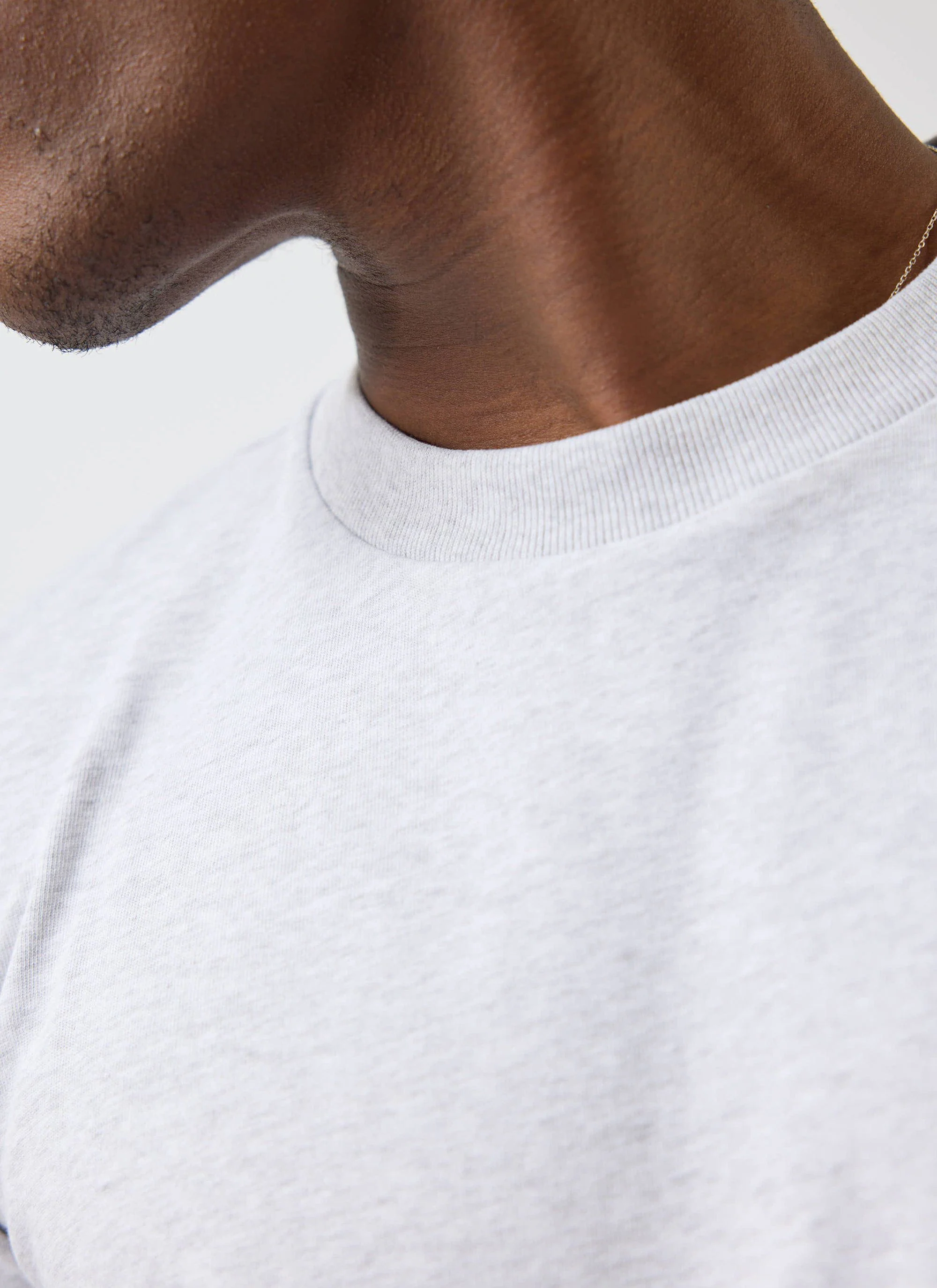 Men's Plain T Shirt | Regular Fit | Organic Cotton | Grey - Image 3
