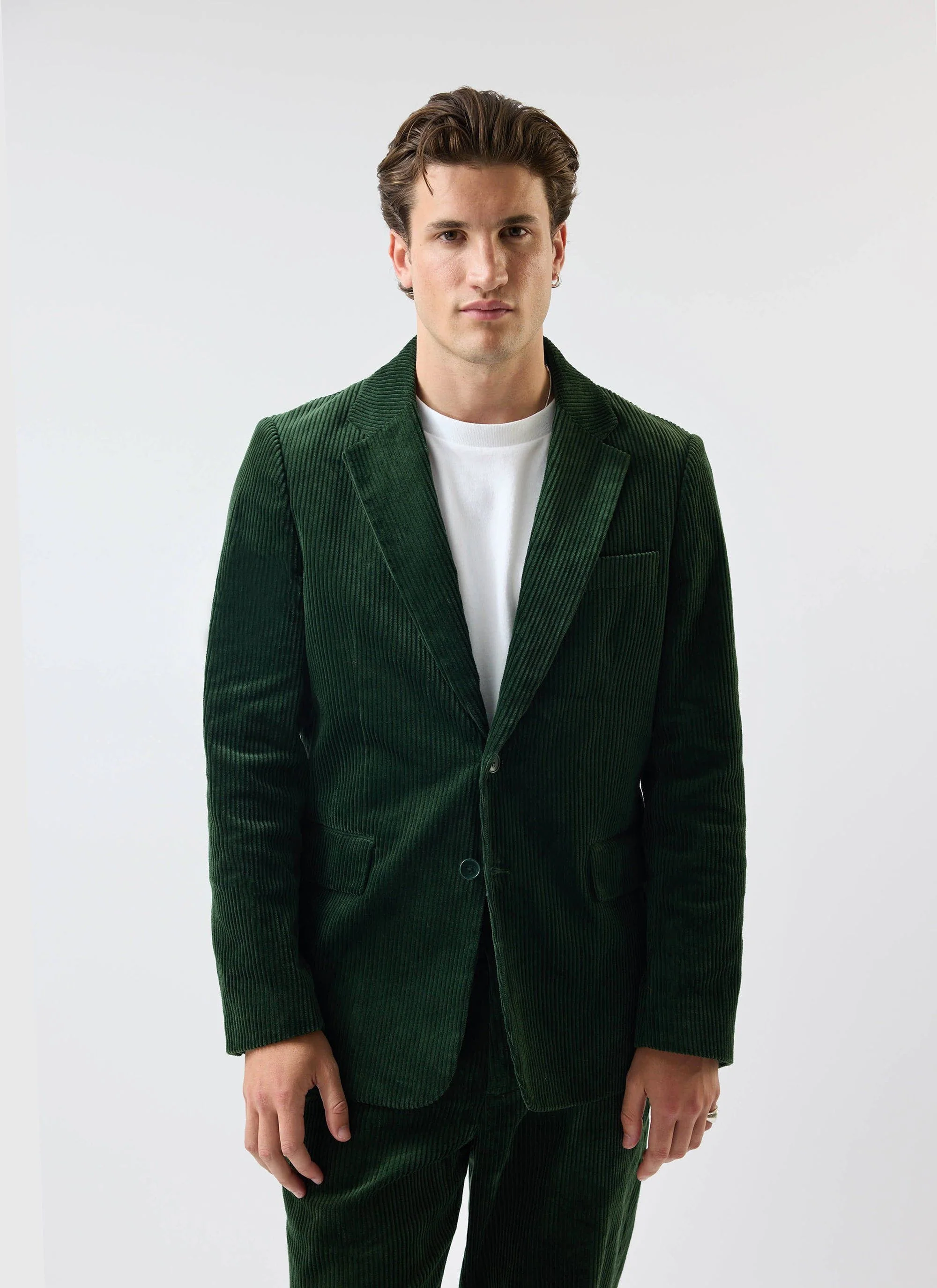 Tailored Blazer | Chunky Cord | Forest - Image 6
