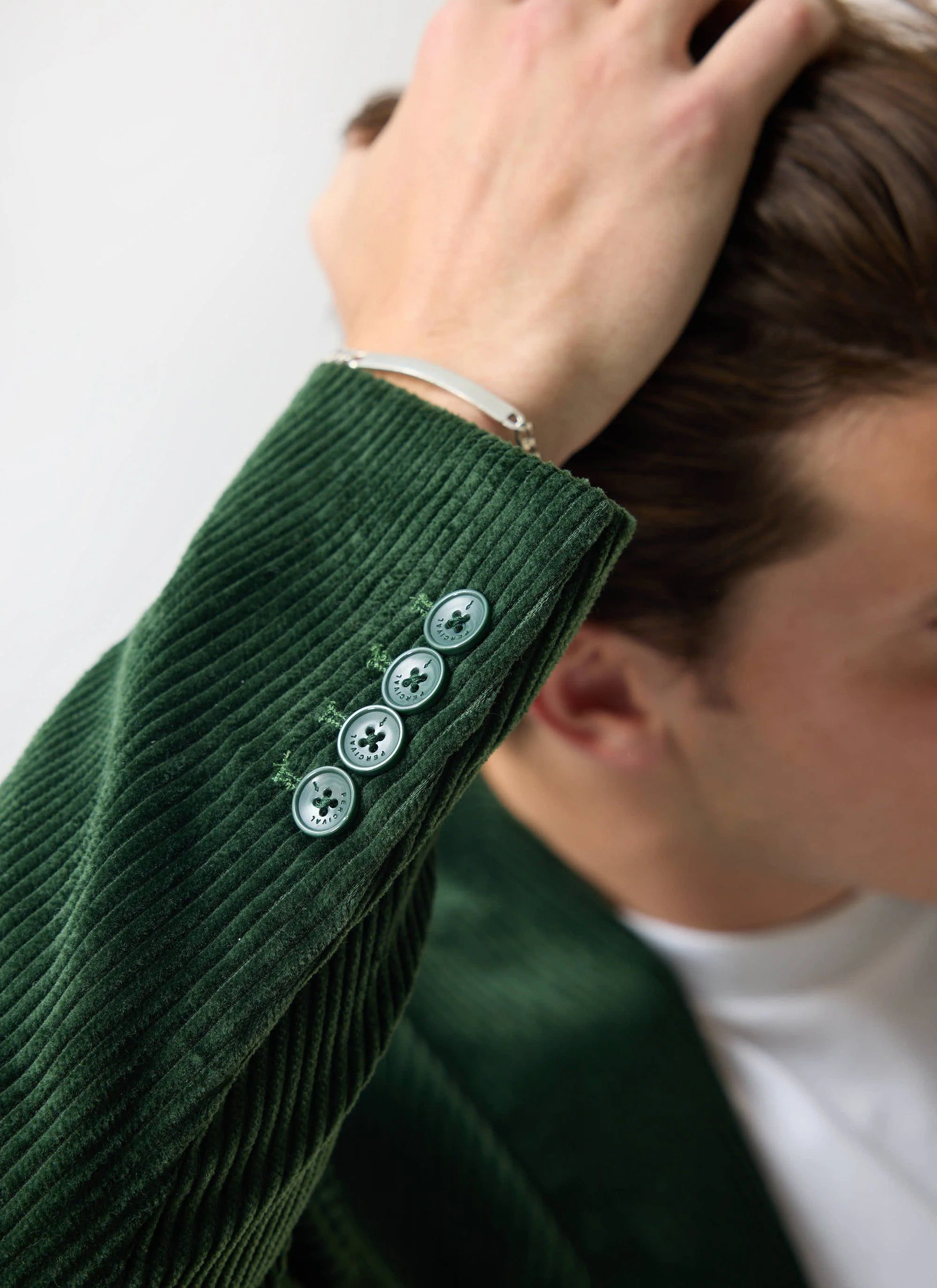 Tailored Blazer | Chunky Cord | Forest - Image 7