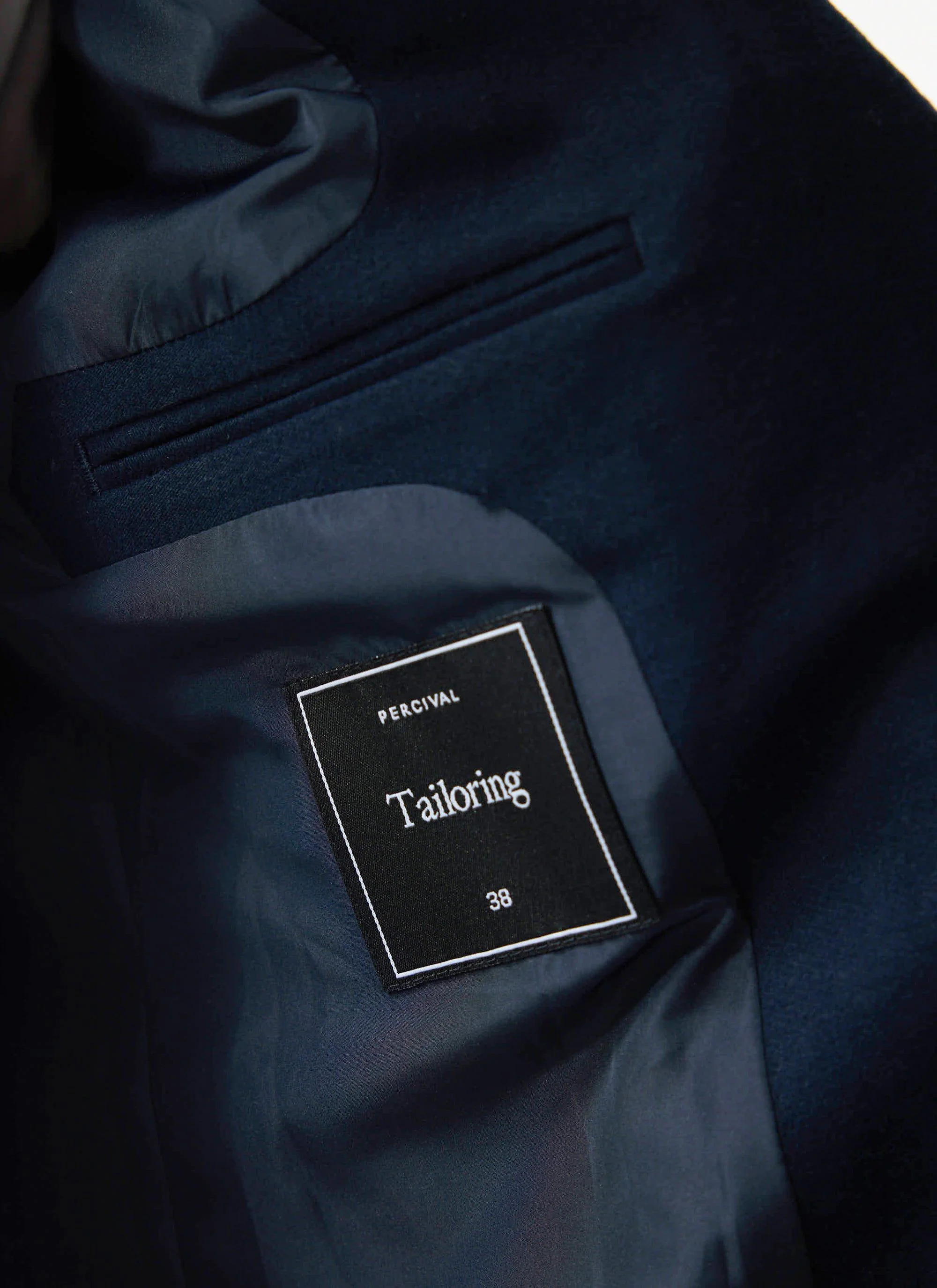 Tailored Moleskin Blazer | Navy - Image 8