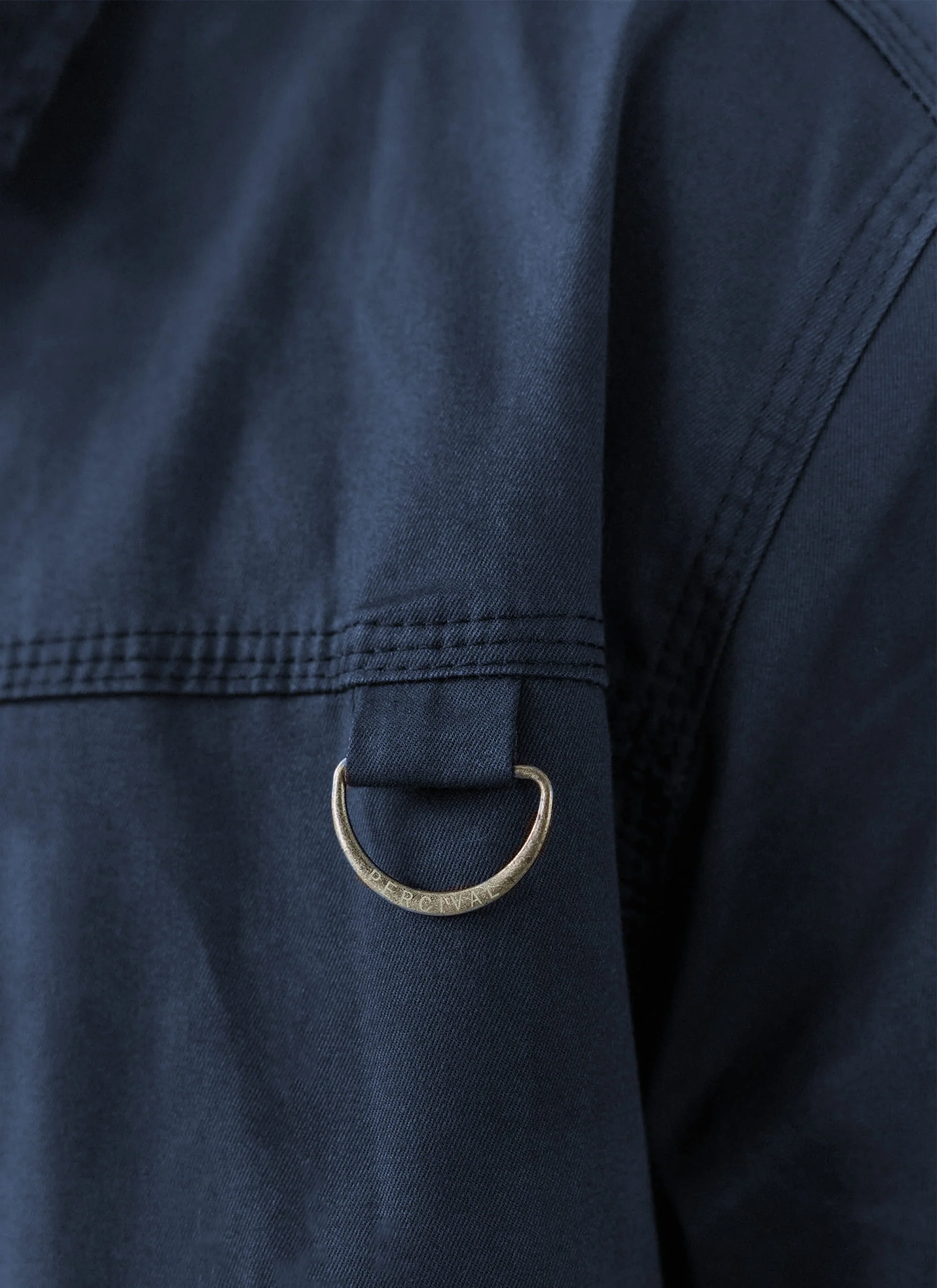 Wax Zip Jacket | Cotton | Navy - Image 6