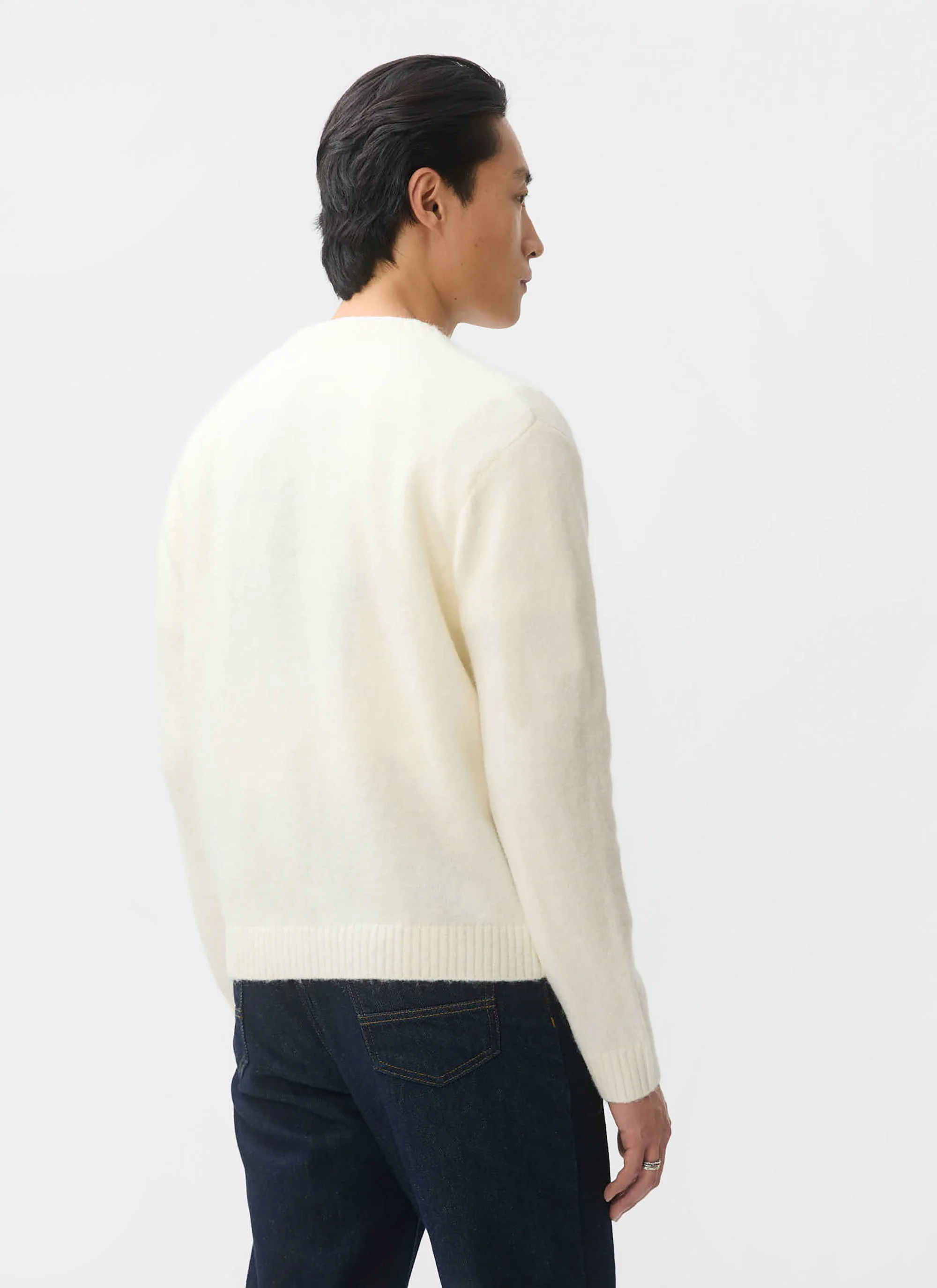 White Glove Cardigan | Mohair | Cream - Image 3