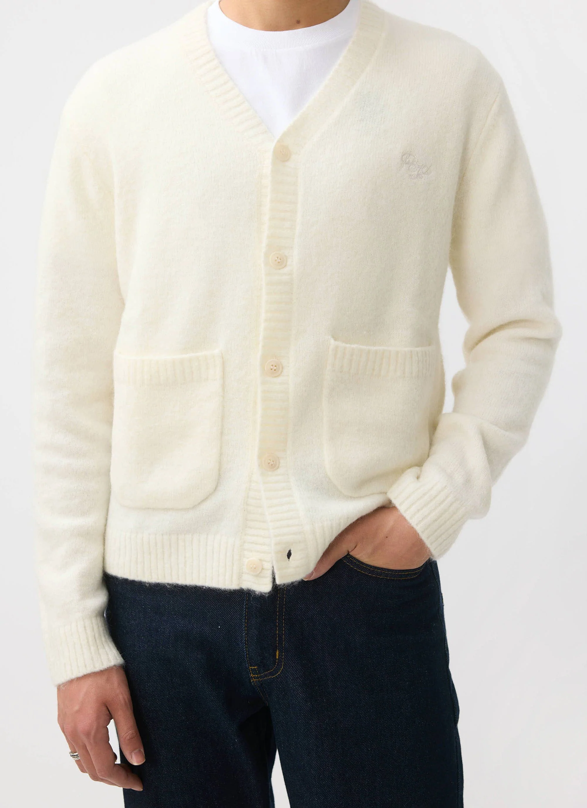 White Glove Cardigan | Mohair | Cream - Image 5