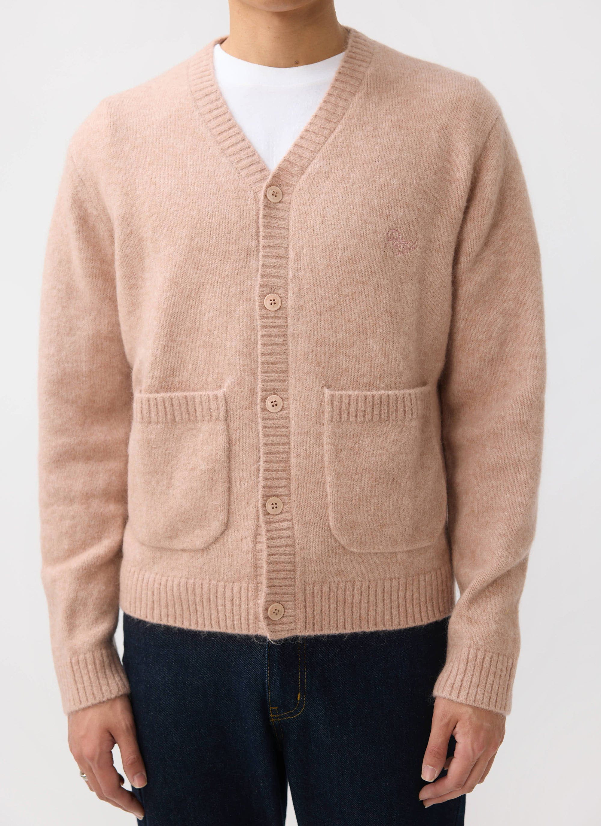 White Glove Cardigan | Mohair | Pink - Image 4