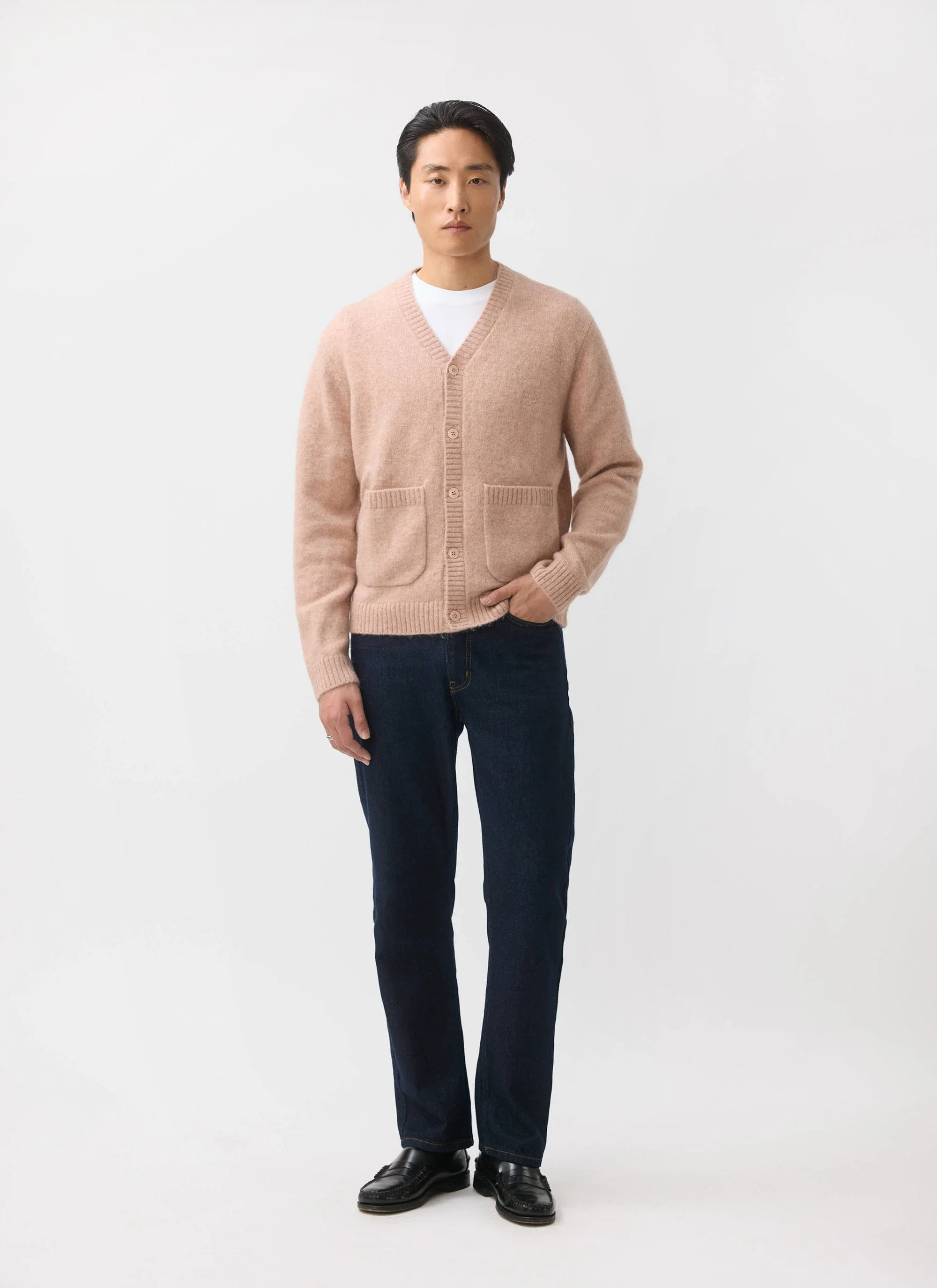 White Glove Cardigan | Mohair | Pink - Image 5