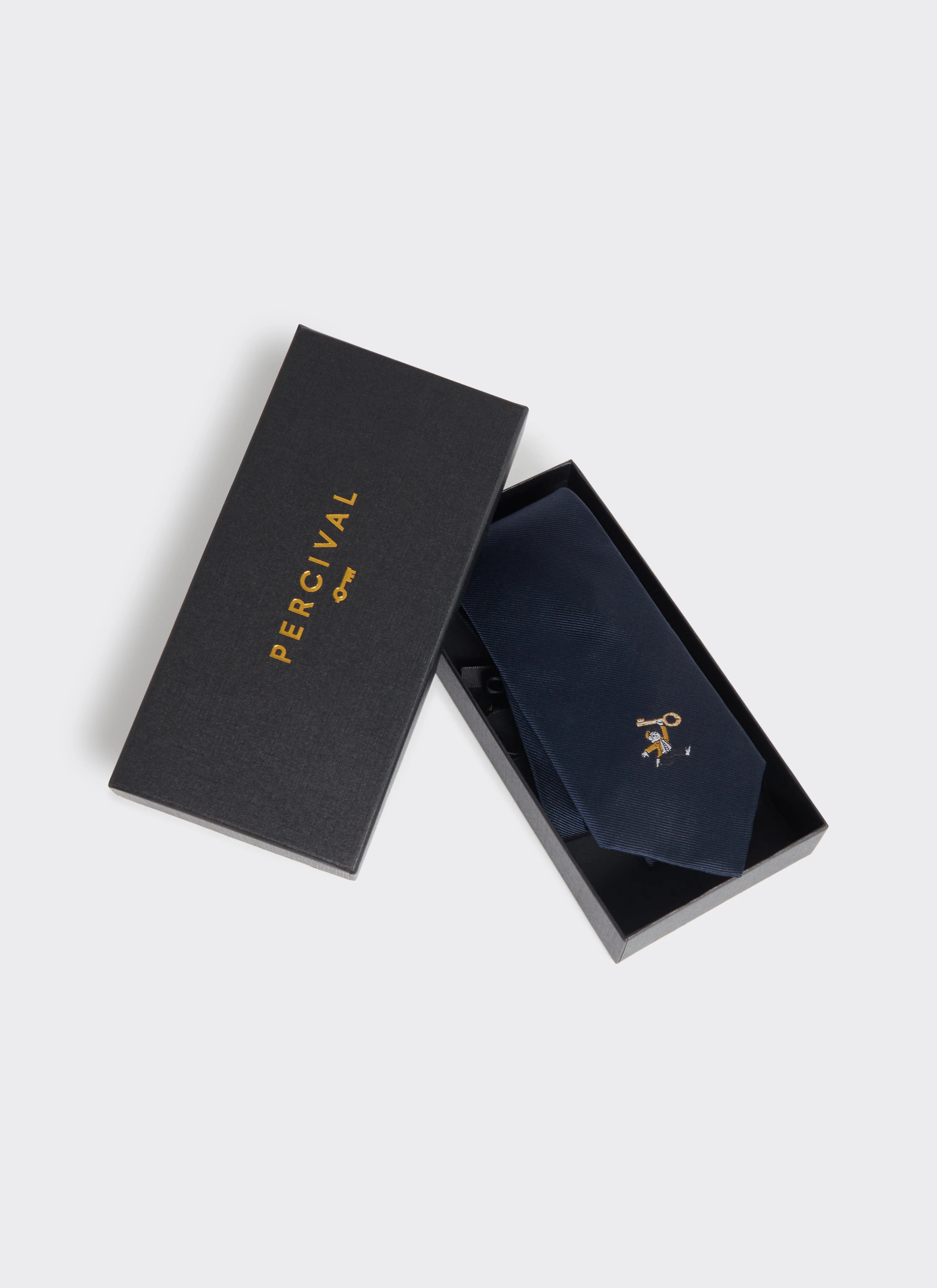 World Key Tie | Silk | Navy - Image 3